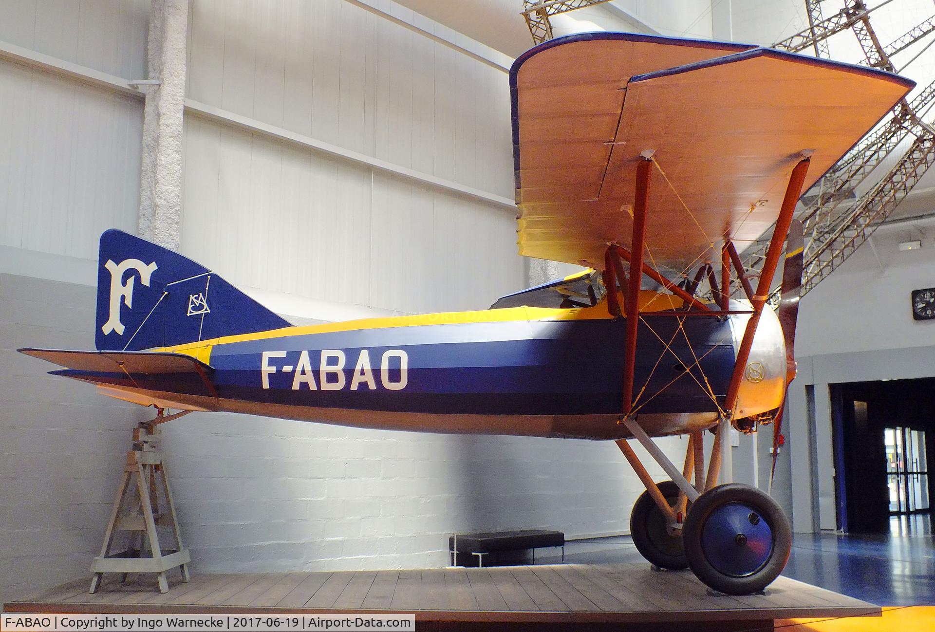 F-ABAO, Morane-Saulnier MS AI C/N 2283, Morane-Saulnier A1 at the Musee de l'Air, Paris/Le Bourget