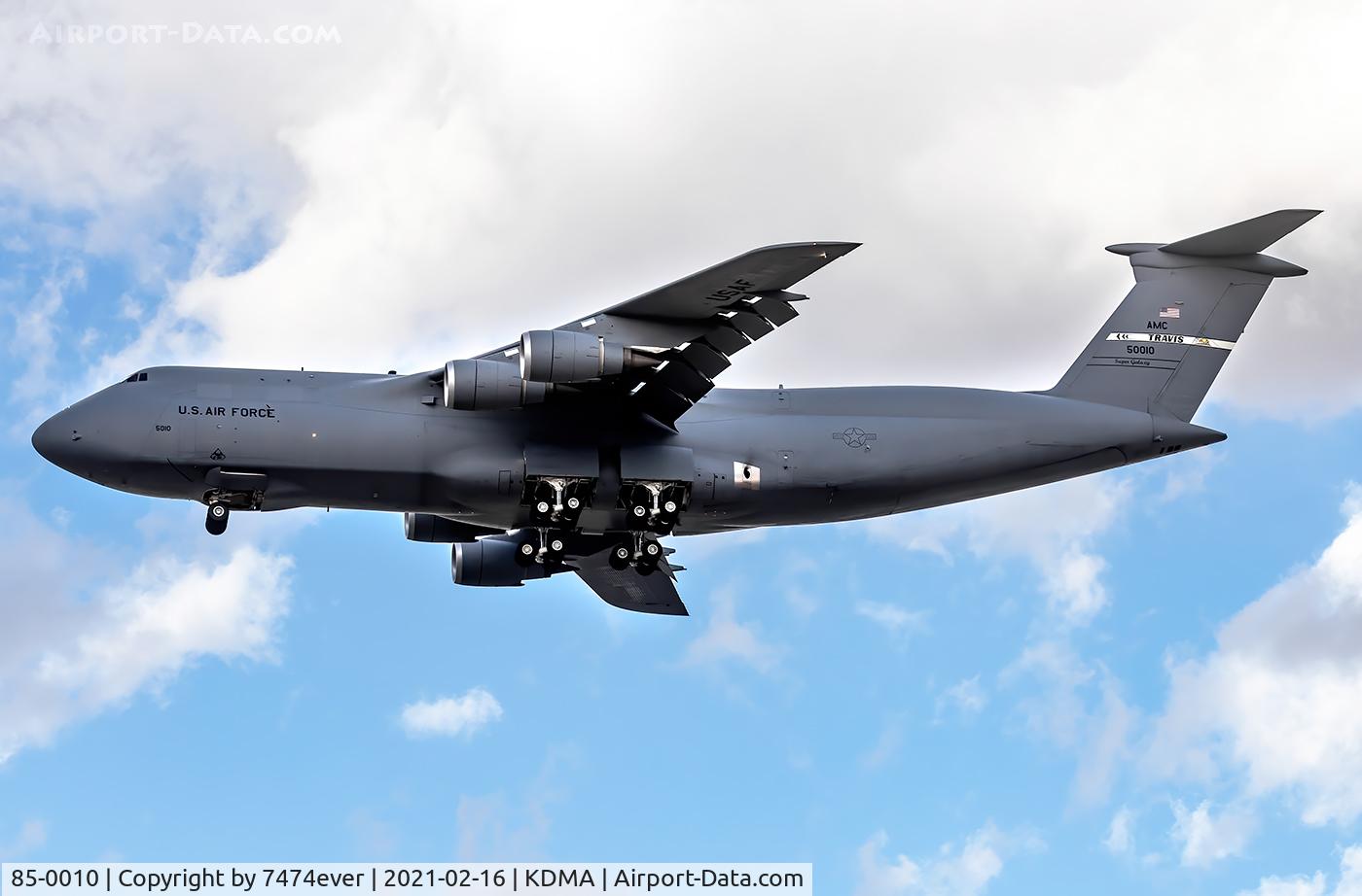 85-0010, 1985 Lockheed C-5M Super Galaxy C/N 500-0096, RCH431