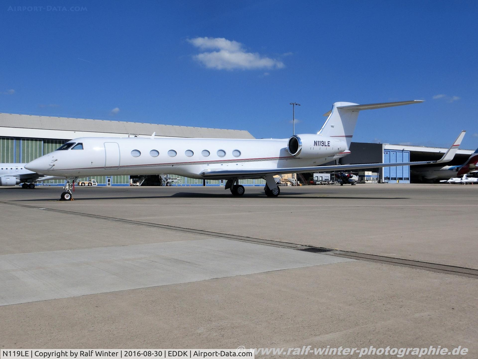 N119LE, 2011 Gulfstream Aerospace GV-SP (G550) C/N 5333, Gulfstream GV-SP G550 - Millrock Aviation Financial - 5333 - N119LE - 30.08.2016 - CGN