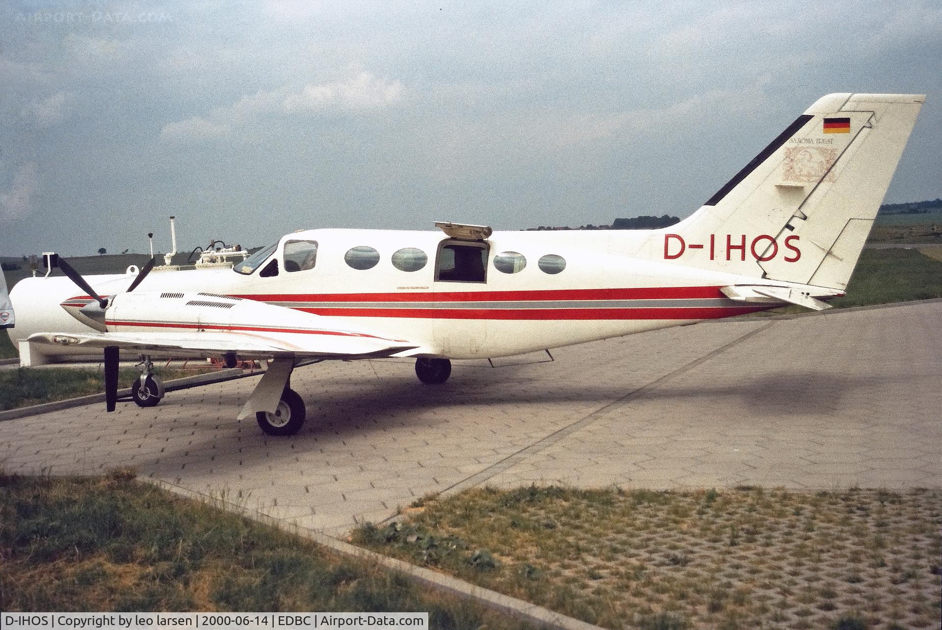 D-IHOS, 1978 Cessna 421C Golden Eagle Golden Eagle C/N 421C-0478, Ballenstedt 14.6.2020