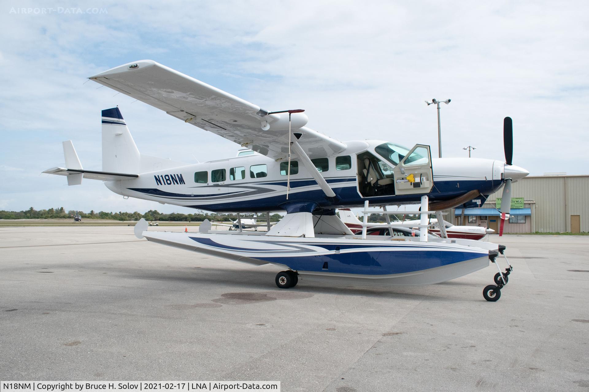 N18NM, 2016 Cessna 208B C/N 208B5303, parked at LNA