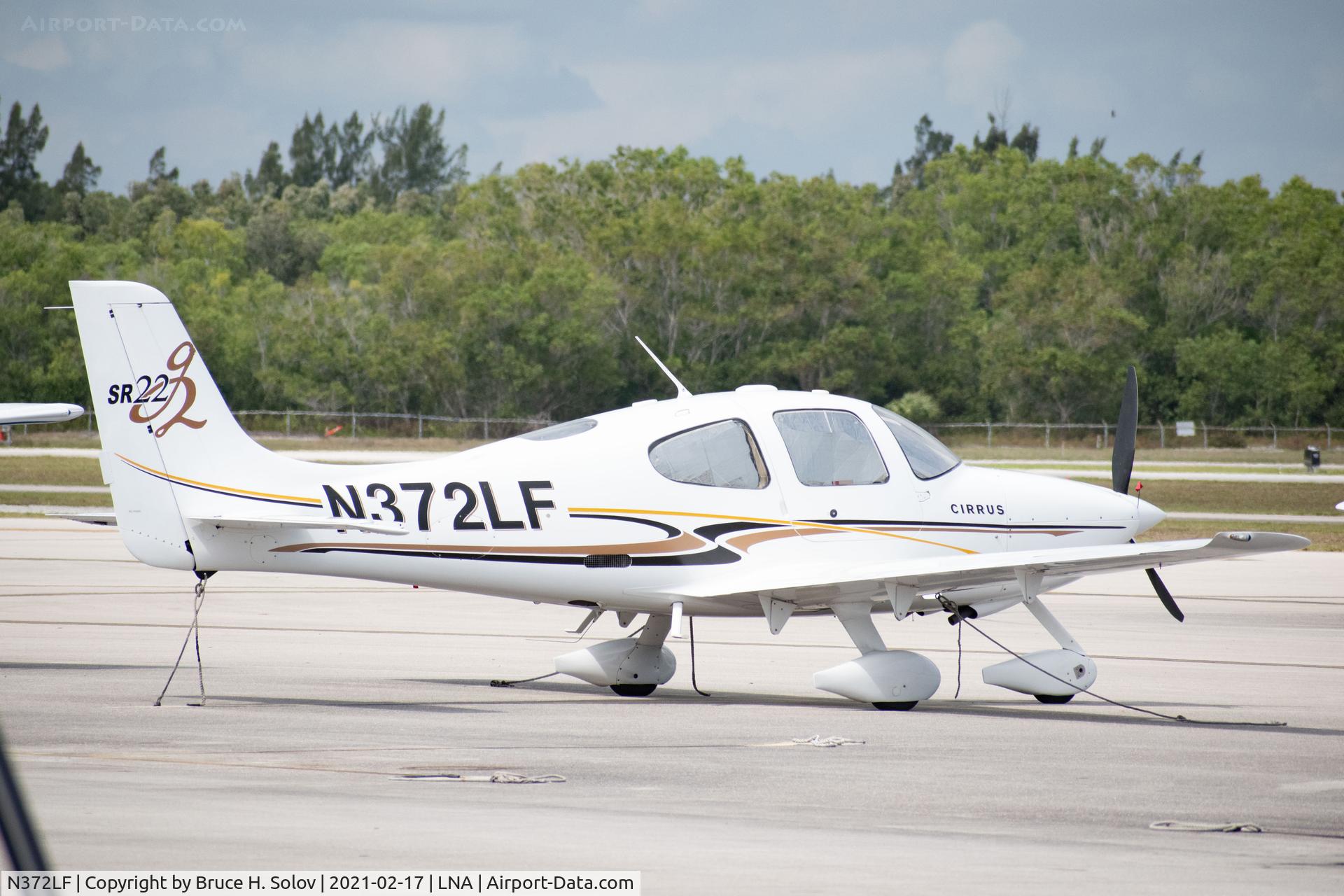 N372LF, 2004 Cirrus SR22 C/N 1074, parked at LNA