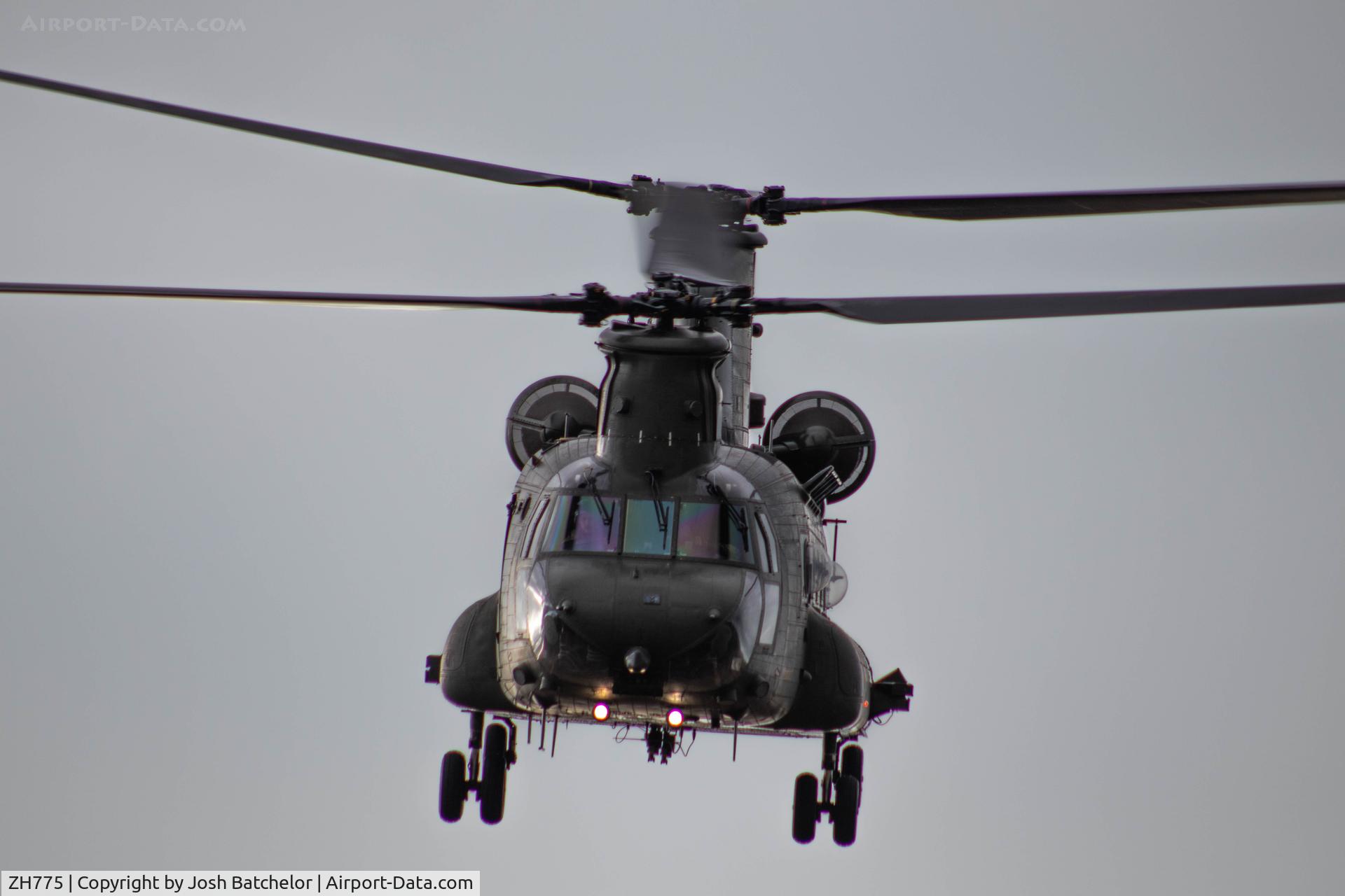 ZH775, Boeing Vertol Chinook HC.2 C/N M4451, ZH775 working Braunton Burrows, near RMB Chivenor