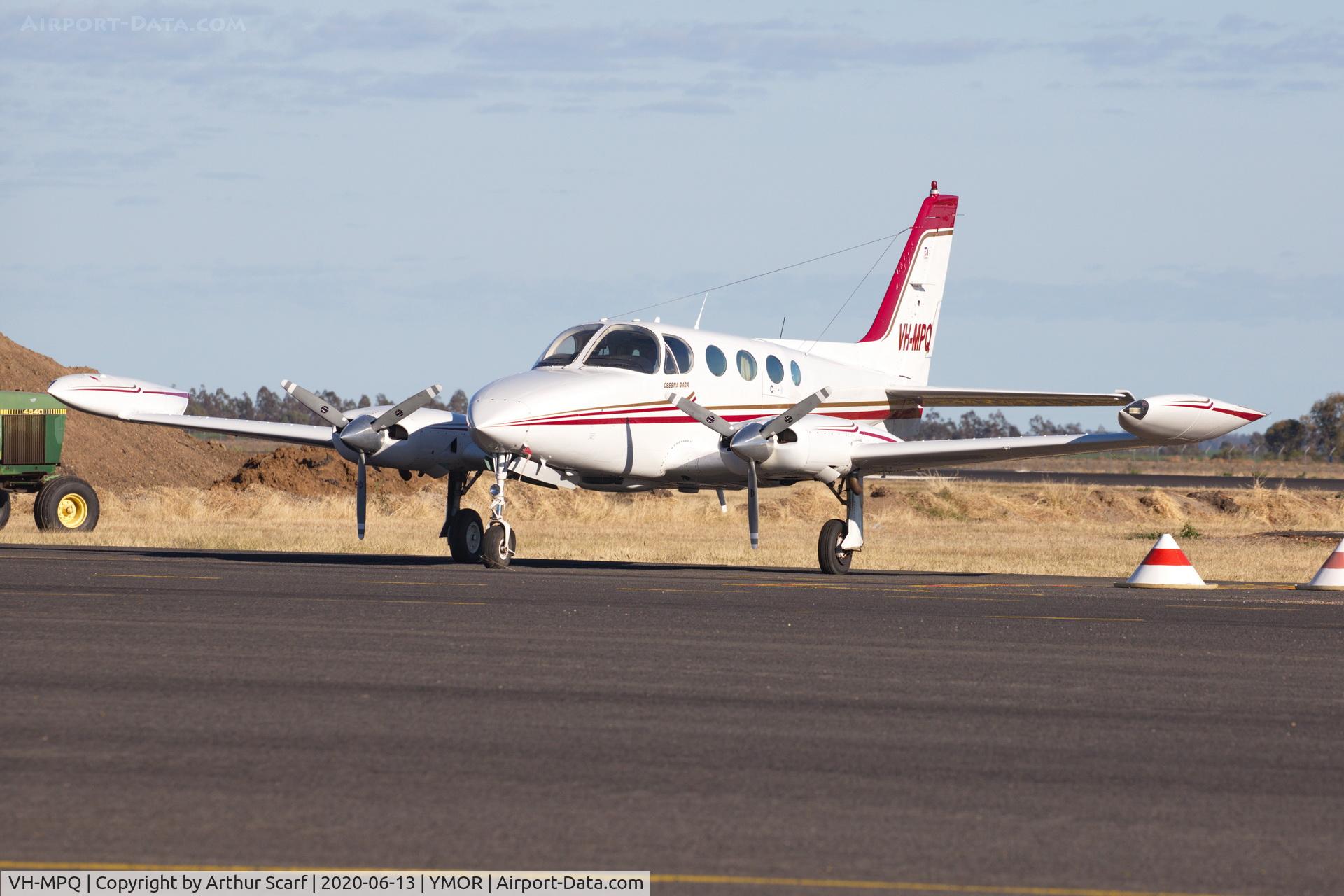 VH-MPQ, Cessna 340A C/N 340A0744, Moree aIrport NSW June 2020