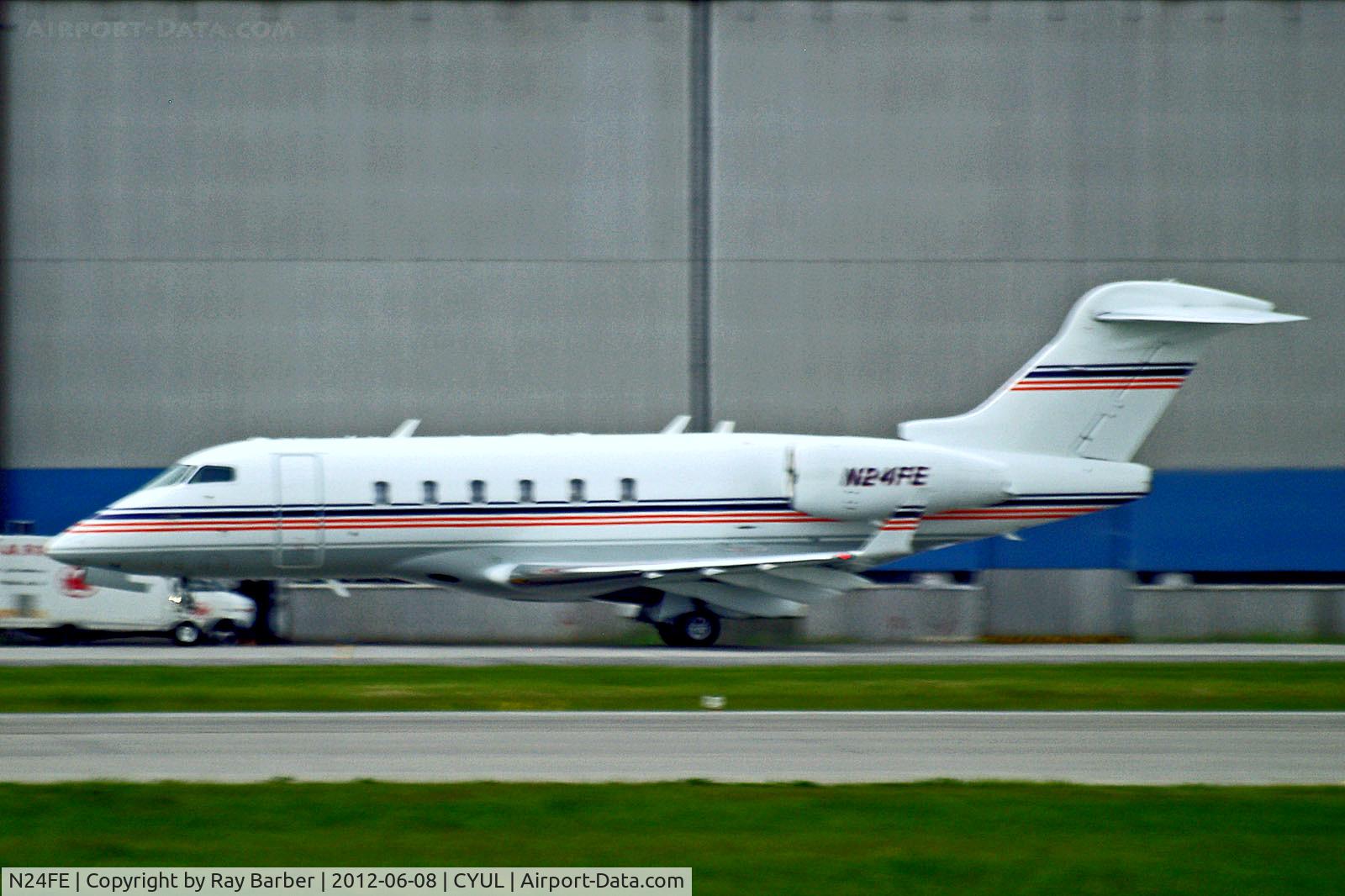 N24FE, 2012 Bombardier Challenger 300 (BD-100-1A10) C/N 20355, N24FE   Bombardier Challenger 300 [20355] (FedEx) Montreal-Dorval Int'l~C 08/06/2012