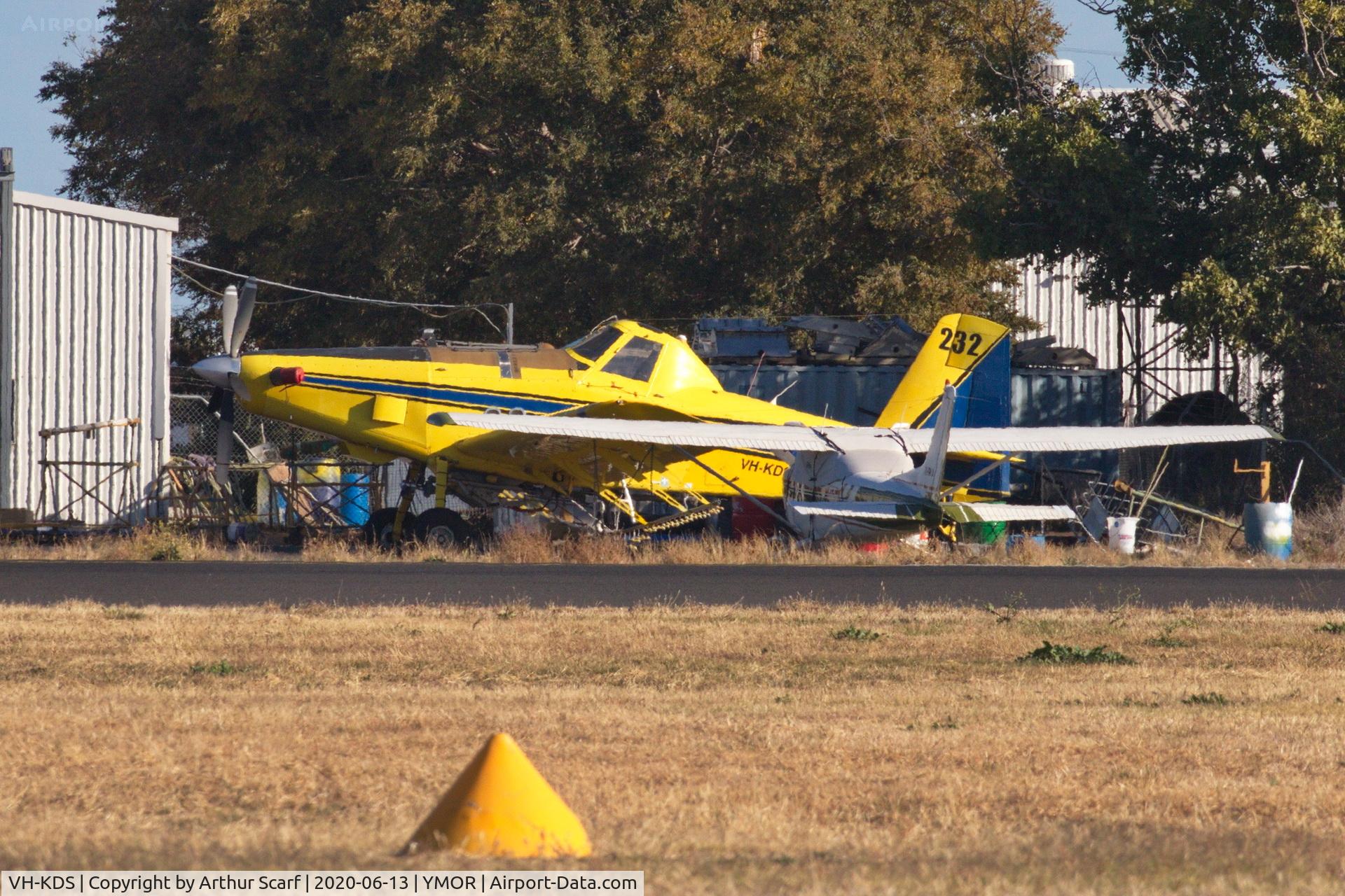 VH-KDS, Air Tractor Inc AT-802A C/N 802A-0358, Moree airport NSW June 2020 - heat haze evident i was unable to get closer