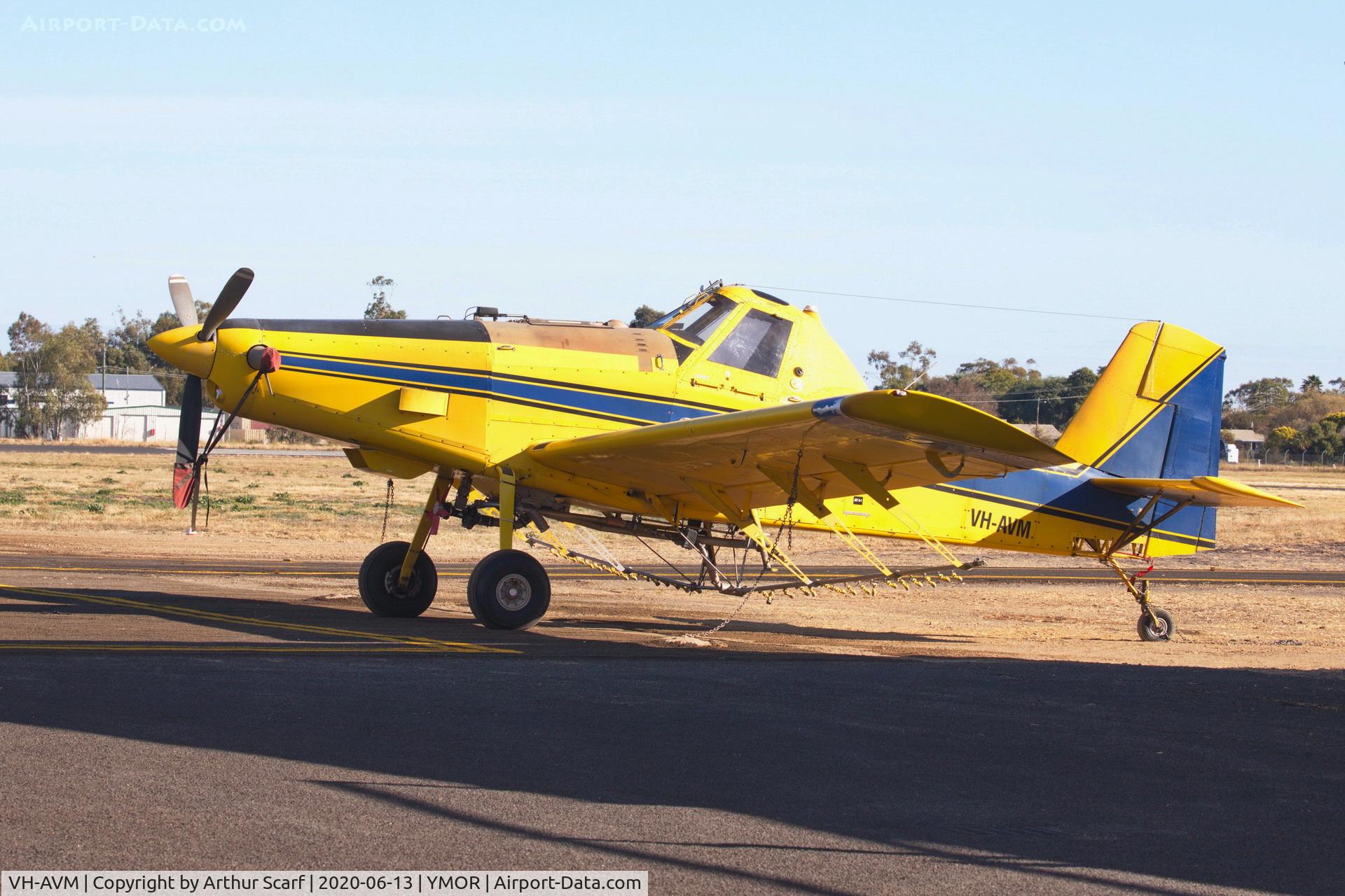 VH-AVM, Air Tractor Inc AT-502B C/N 502B-0354, Moree Airport NSW June 2020