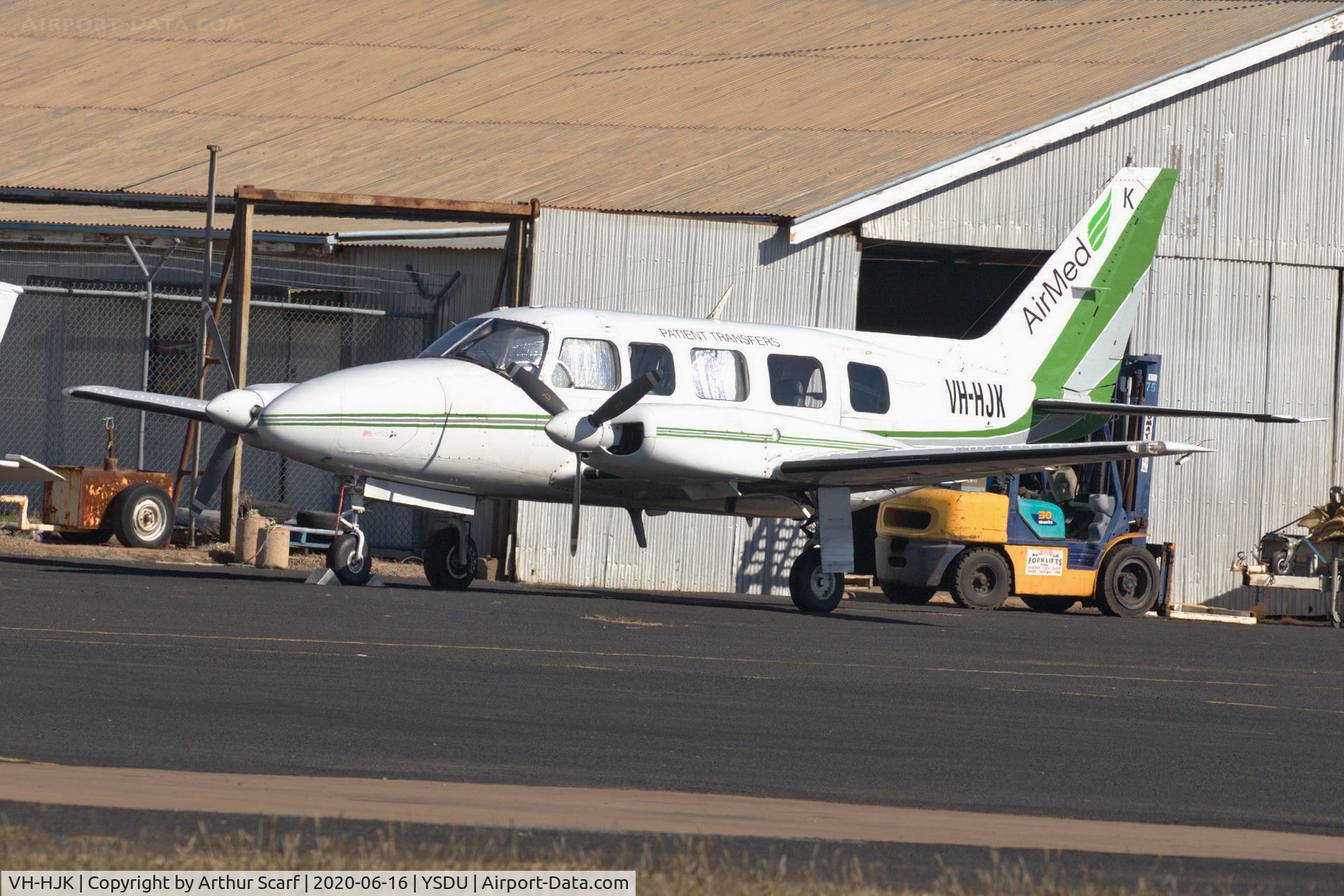 VH-HJK, 1980 Piper PA-31-350 Chieftain C/N 31-8052153, DUBBO Airport NSW June 2020