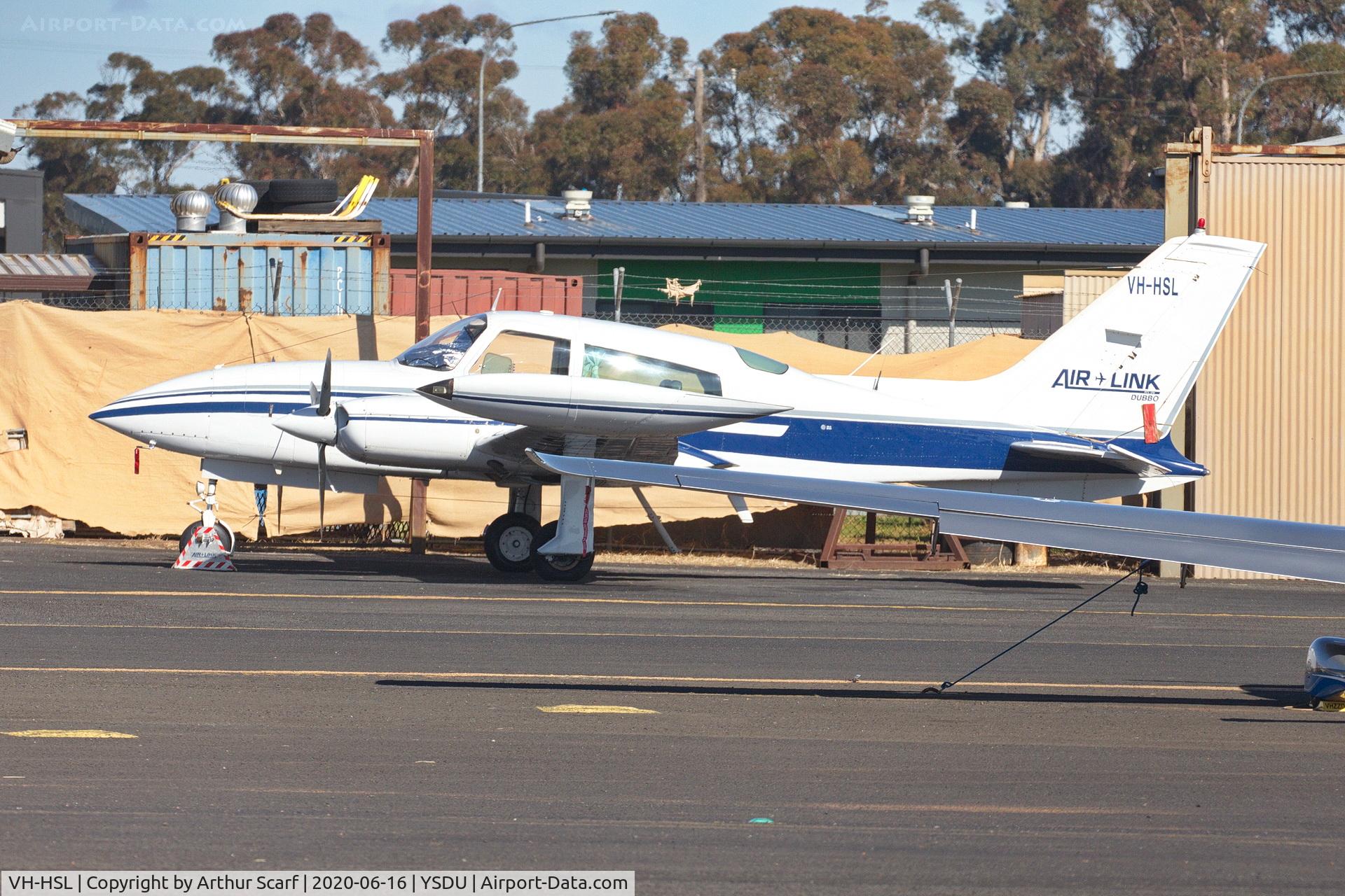 VH-HSL, Cessna 310R C/N 310R0946, DUBBO Airport NSW June 2020