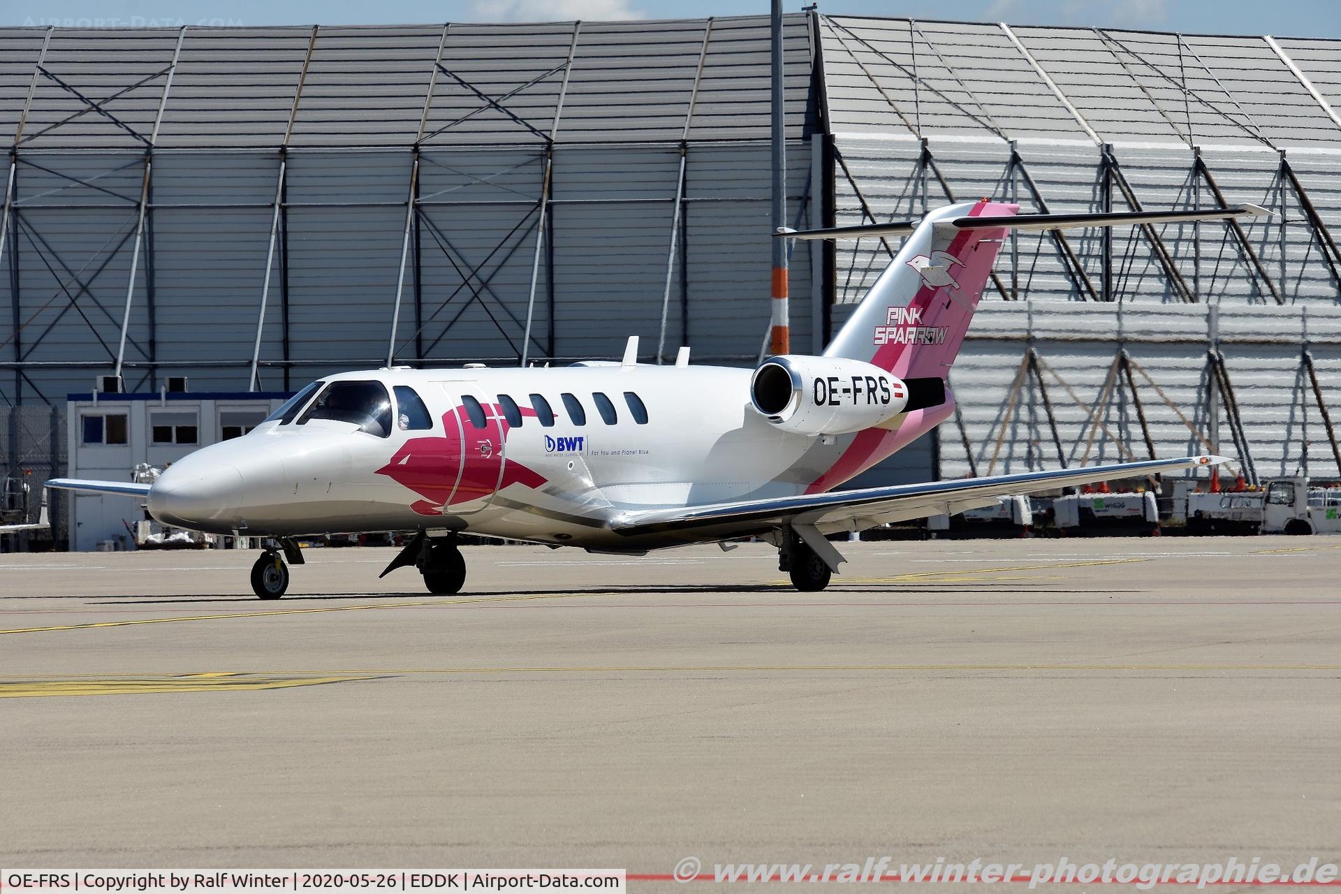 OE-FRS, 2001 Cessna 525A CitationJet CJ2 C/N 525A-0029, Cessna 525A CiattionJet CJ2 - Pink Sparrow - 525A0029 - OE-FRS - 26.05.2020 - CGN
