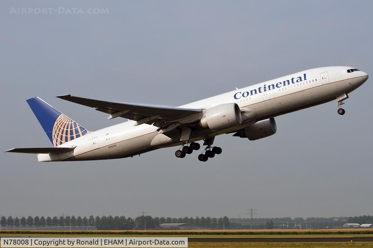 N78008, 1999 Boeing 777-224/ER C/N 29478, at spl