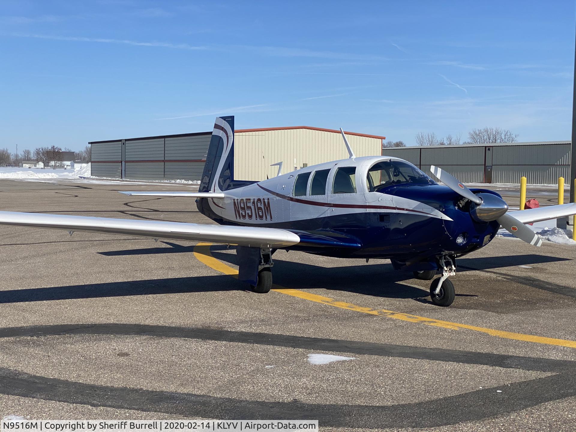 N9516M, 1966 Mooney M20F Executive C/N 670093, N9516M in Luverne, MN