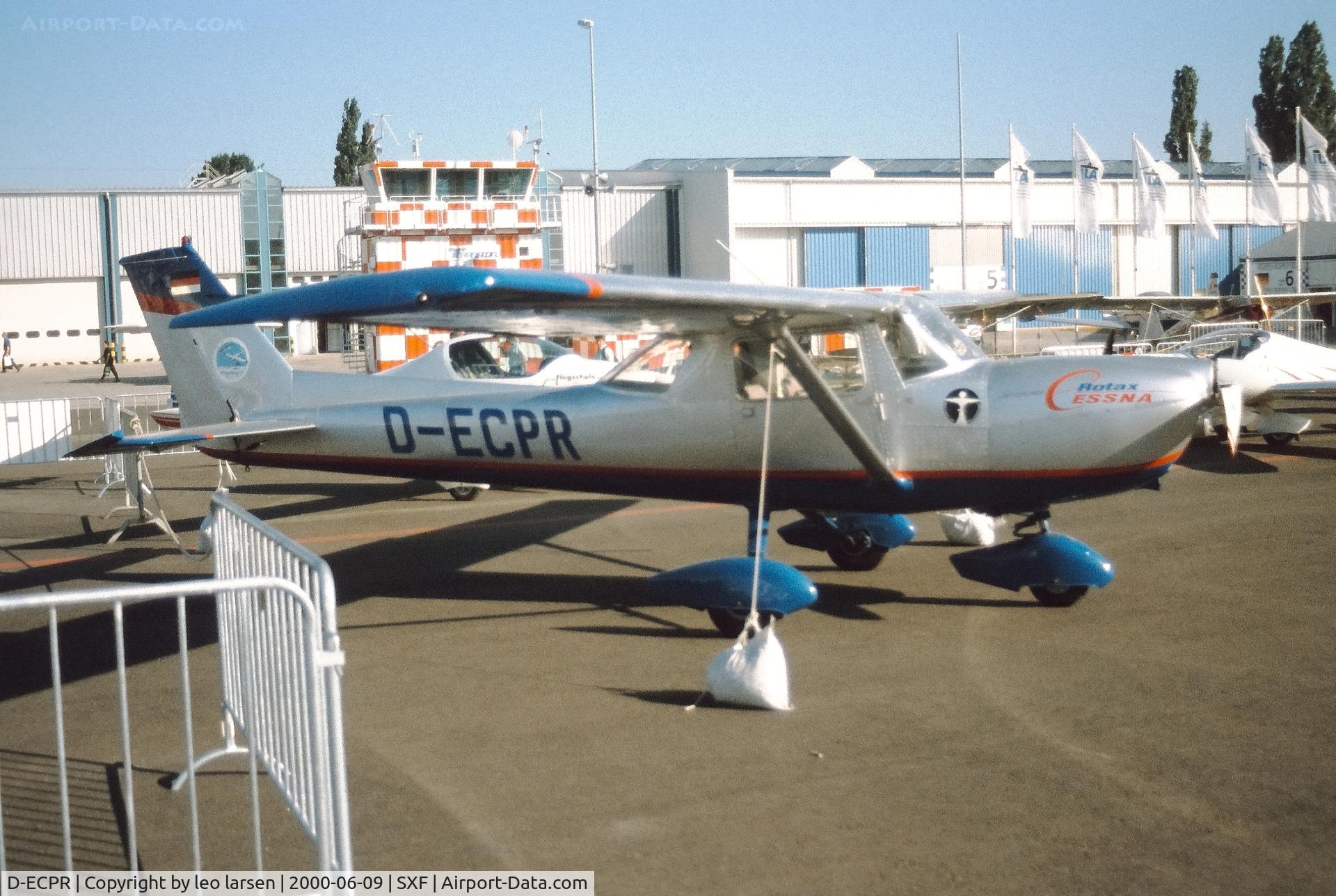 D-ECPR, 1971 Cessna 150 L C/N 0119, Berlin ILA 9.6.2000.Modernization with Rotax 912 engine.