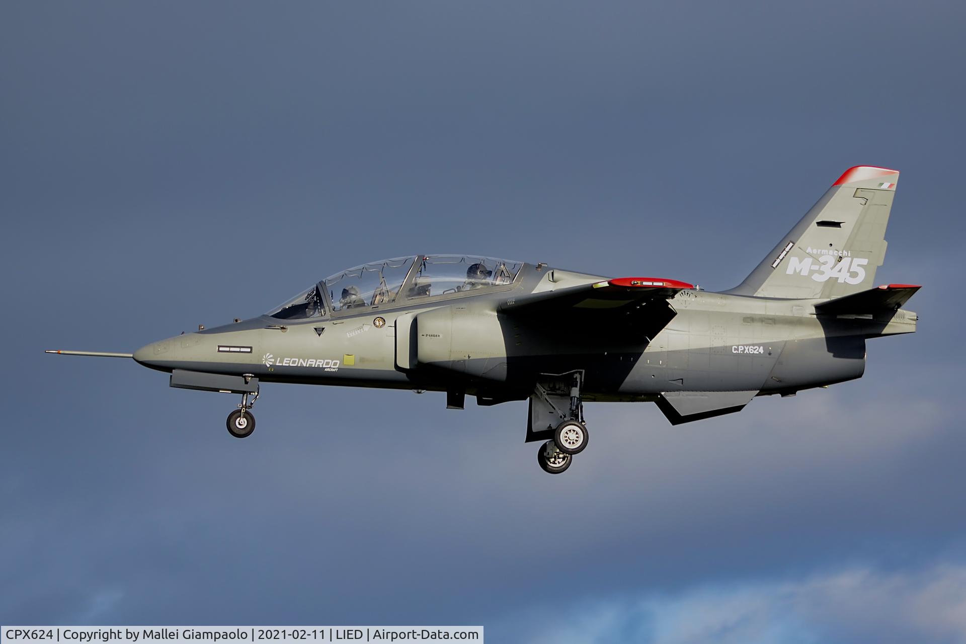 CPX624, Alenia Aermacchi M-345 HET C/N 001, CPX624
