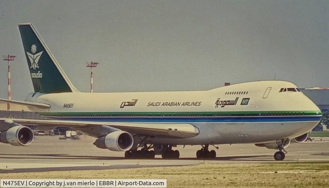 N475EV, 1970 Boeing 747-121 C/N 19638, Leaving Brucargo