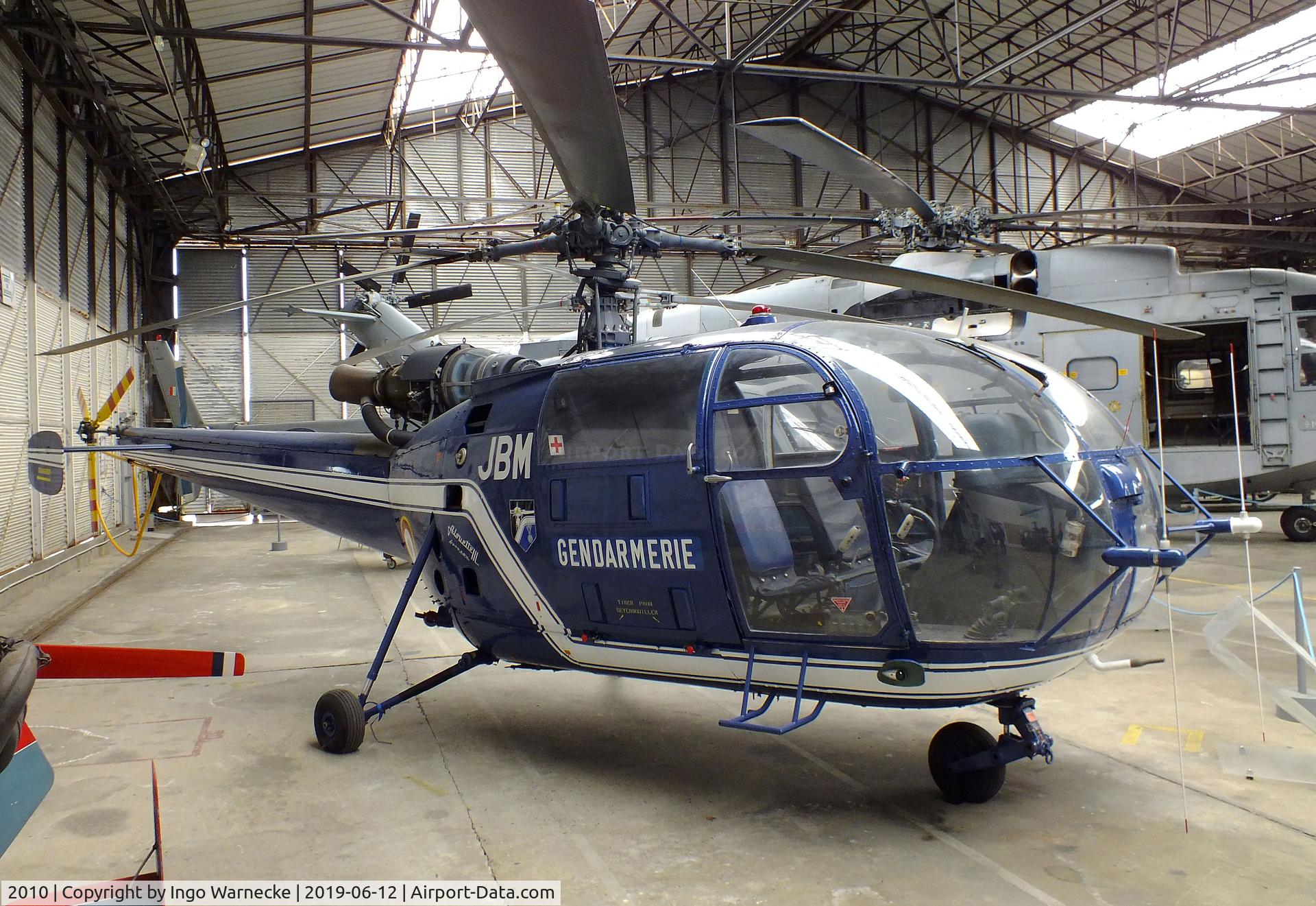 2010, Sud Aviation SA-319B Alouette III C/N 2010, Sud Aviation SA.319B Alouette III at the Musee de l'ALAT et de l'Helicoptere, Dax