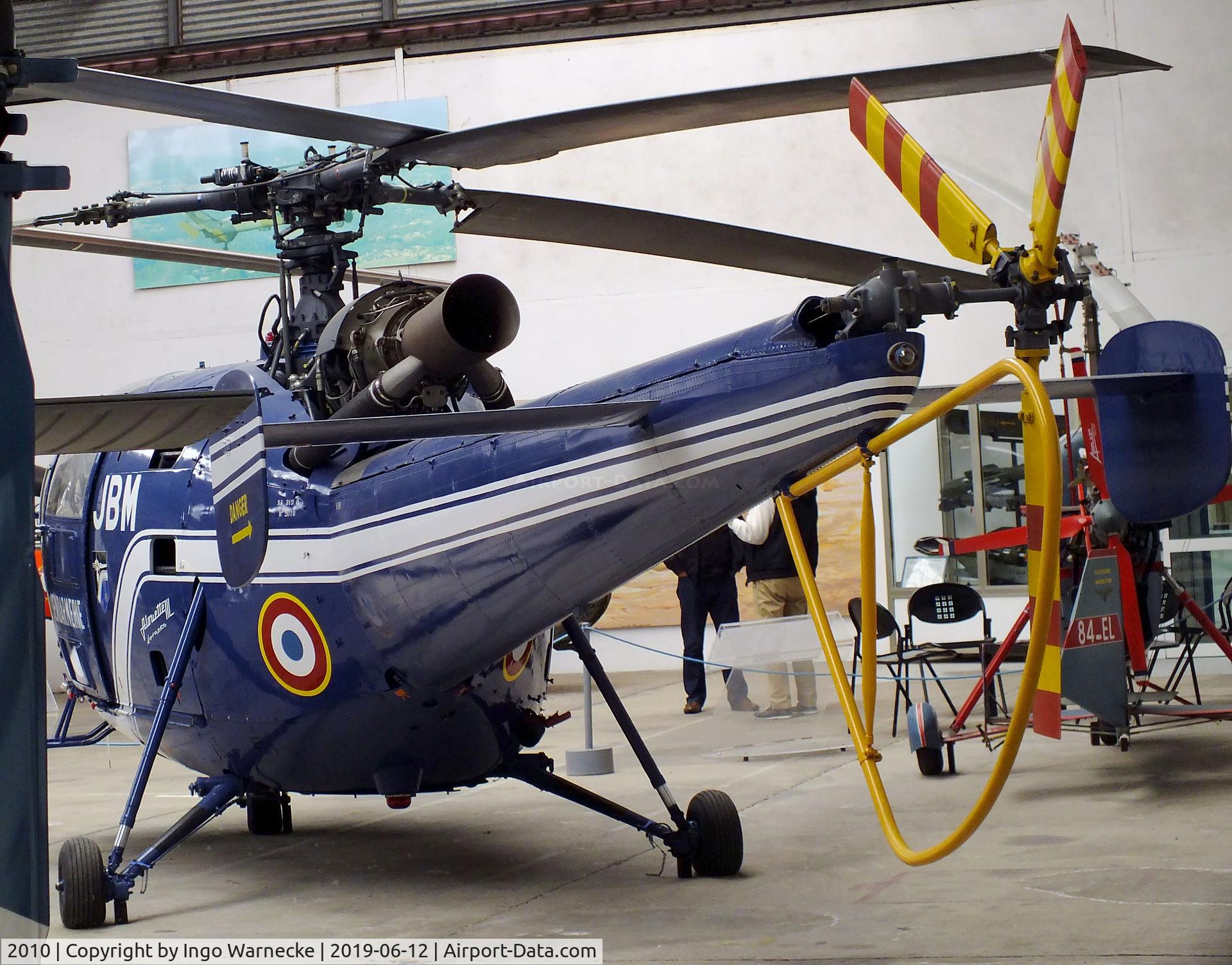 2010, Sud Aviation SA-319B Alouette III C/N 2010, Sud Aviation SA.319B Alouette III at the Musee de l'ALAT et de l'Helicoptere, Dax