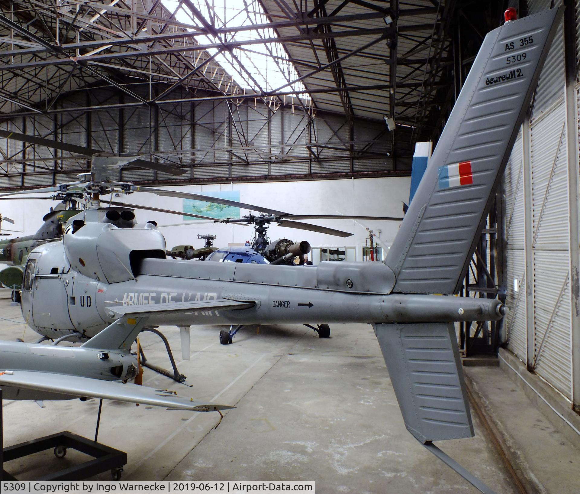 5309, Aerospatiale AS-355F-1 Ecureuil 2 C/N 5309, Aerospatiale AS.355F-1 Ecureuil 2 at the Musee de l'ALAT et de l'Helicoptere, Dax