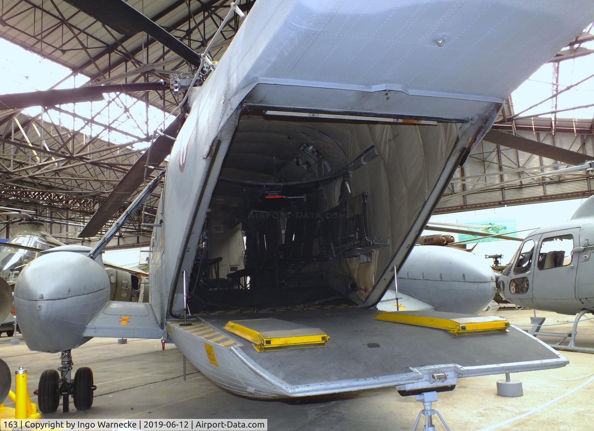 163, 1974 Aérospatiale SA-321G Super Frelon C/N 163, Sud Aviation (Aerospatiale) SA.321G Super Frelon at the Musee de l'ALAT et de l'Helicoptere, Dax