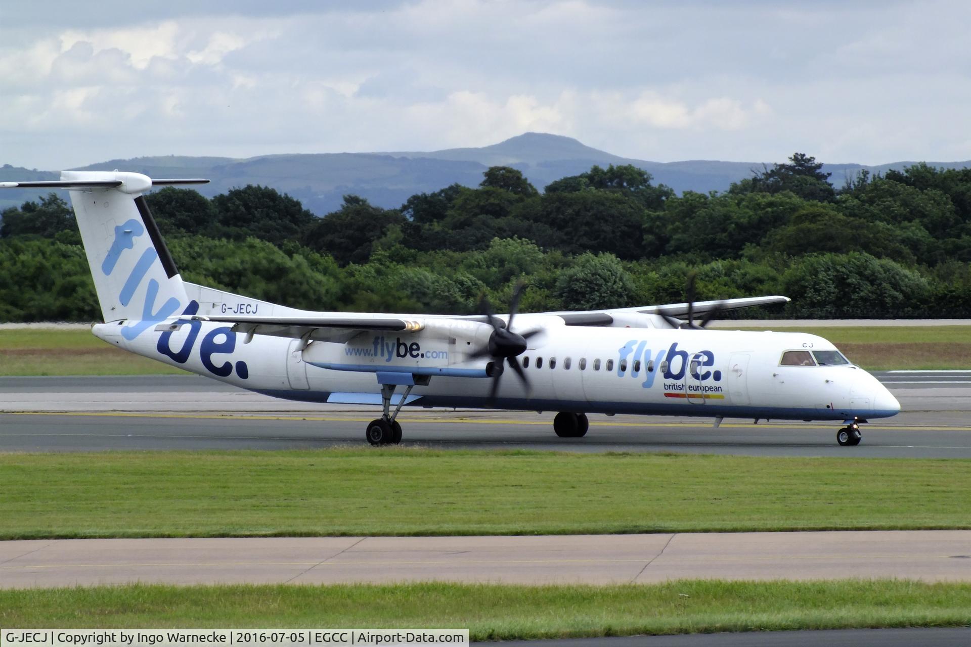 G-JECJ, 2005 De Havilland Canada DHC-8-402Q Dash 8 C/N 4110, De Havilland Canada DHC-8-402Q (Dash 8) of flybe at Manchester airport