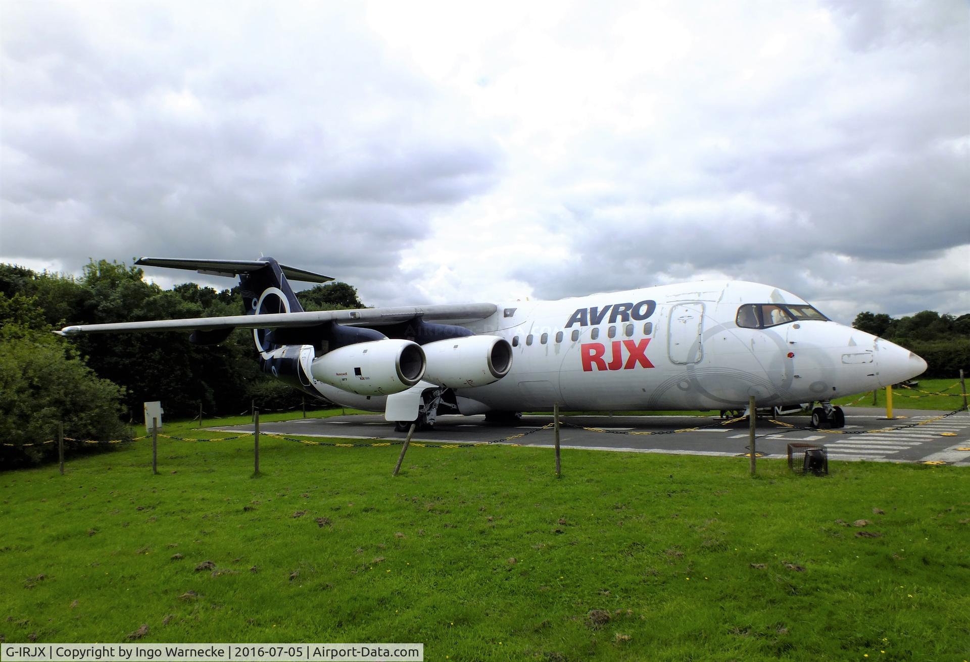 G-IRJX, 2001 British Aerospace Avro 146-RJ100 C/N E3378, BAe 146-RJ100 / Avro RJX at Manchester Airport Viewing Park
