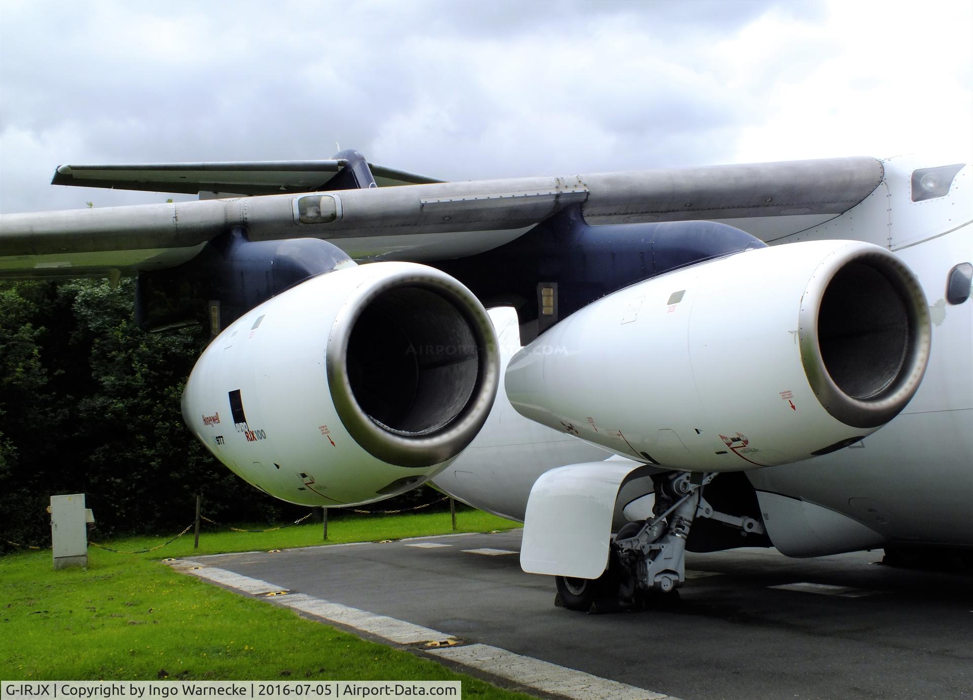 G-IRJX, 2001 British Aerospace Avro 146-RJ100 C/N E3378, BAe 146-RJ100 / Avro RJX at Manchester Airport Viewing Park