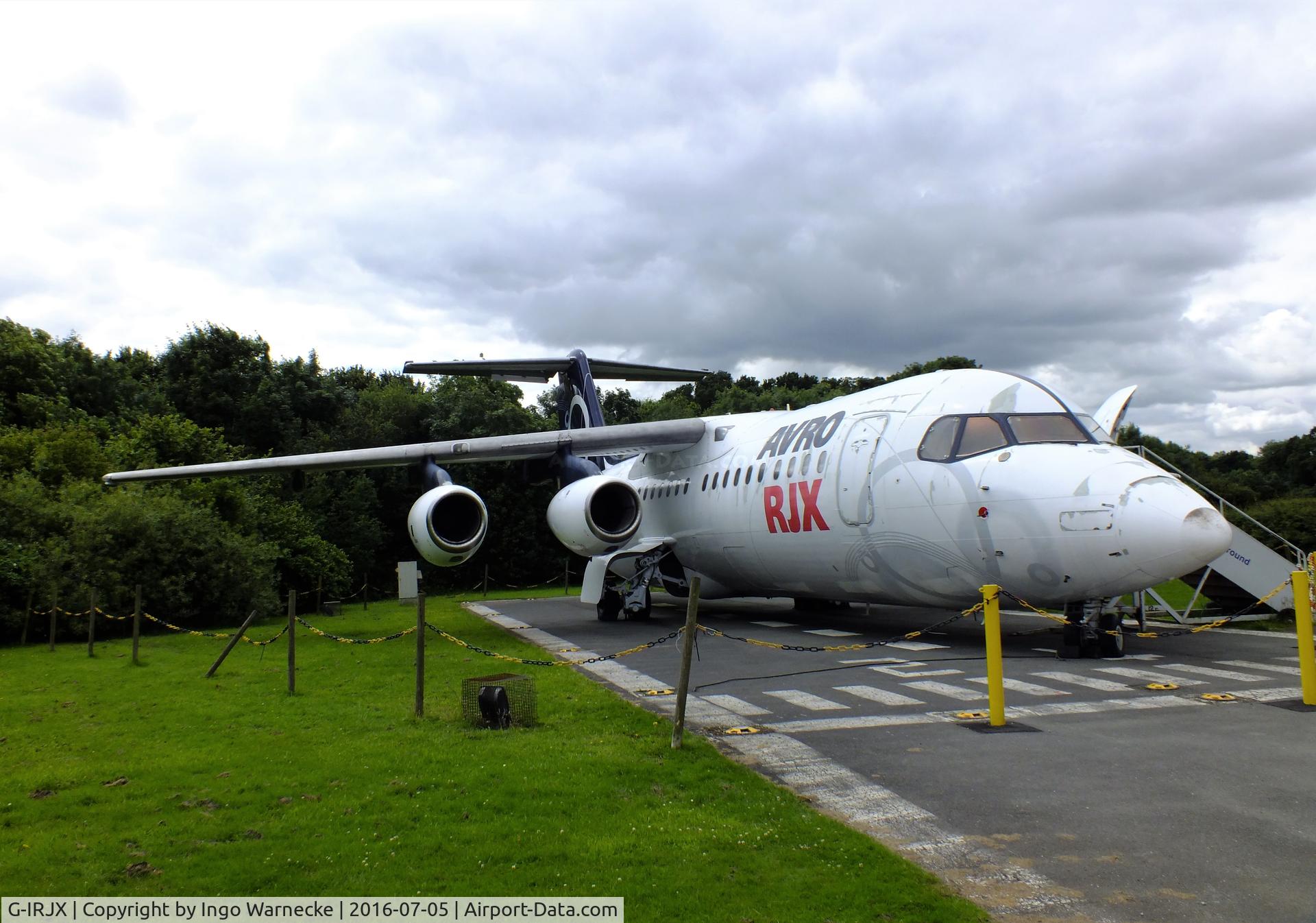 G-IRJX, 2001 British Aerospace Avro 146-RJ100 C/N E3378, BAe 146-RJ100 / Avro RJX at Manchester Airport Viewing Park