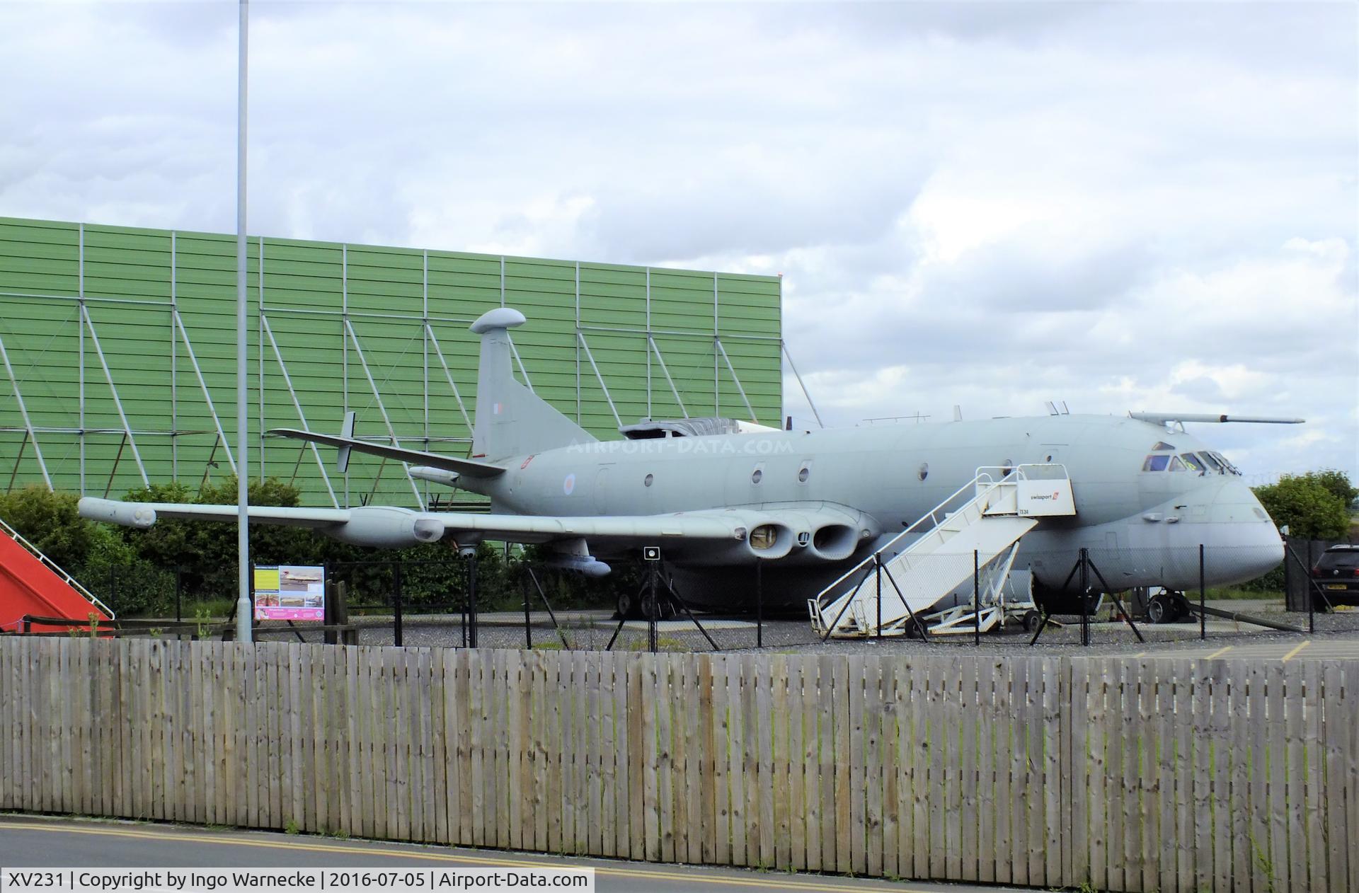 XV231, Hawker Siddeley Nimrod MR.2 C/N 8006, Hawker Siddeley Nimrod MR2 at Manchester Airport Viewing Park