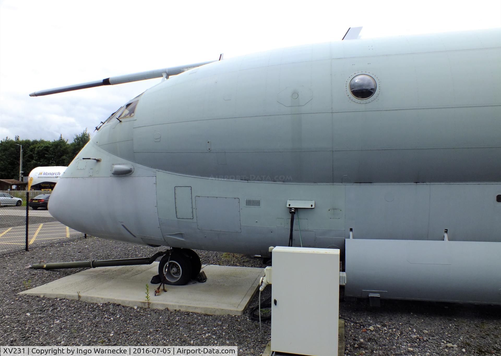 XV231, Hawker Siddeley Nimrod MR.2 C/N 8006, Hawker Siddeley Nimrod MR2 at Manchester Airport Viewing Park
