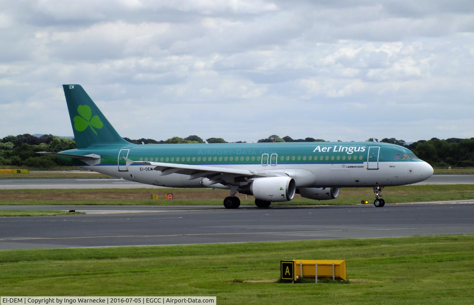 EI-DEM, 2005 Airbus A320-214 C/N 2411, Airbus A320-214 of Aer Lingus at Manchester airport