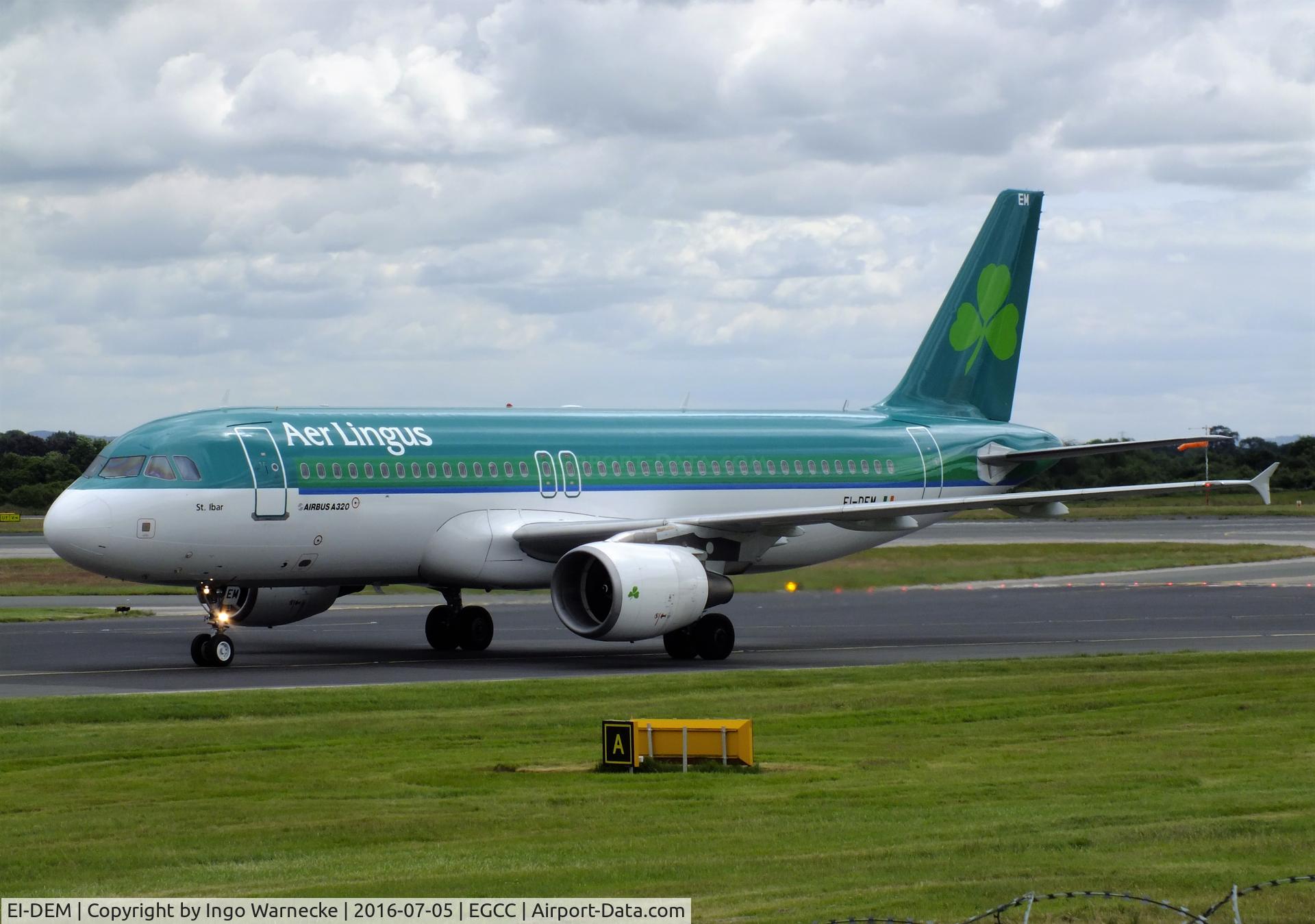 EI-DEM, 2005 Airbus A320-214 C/N 2411, Airbus A320-214 of Aer Lingus at Manchester airport