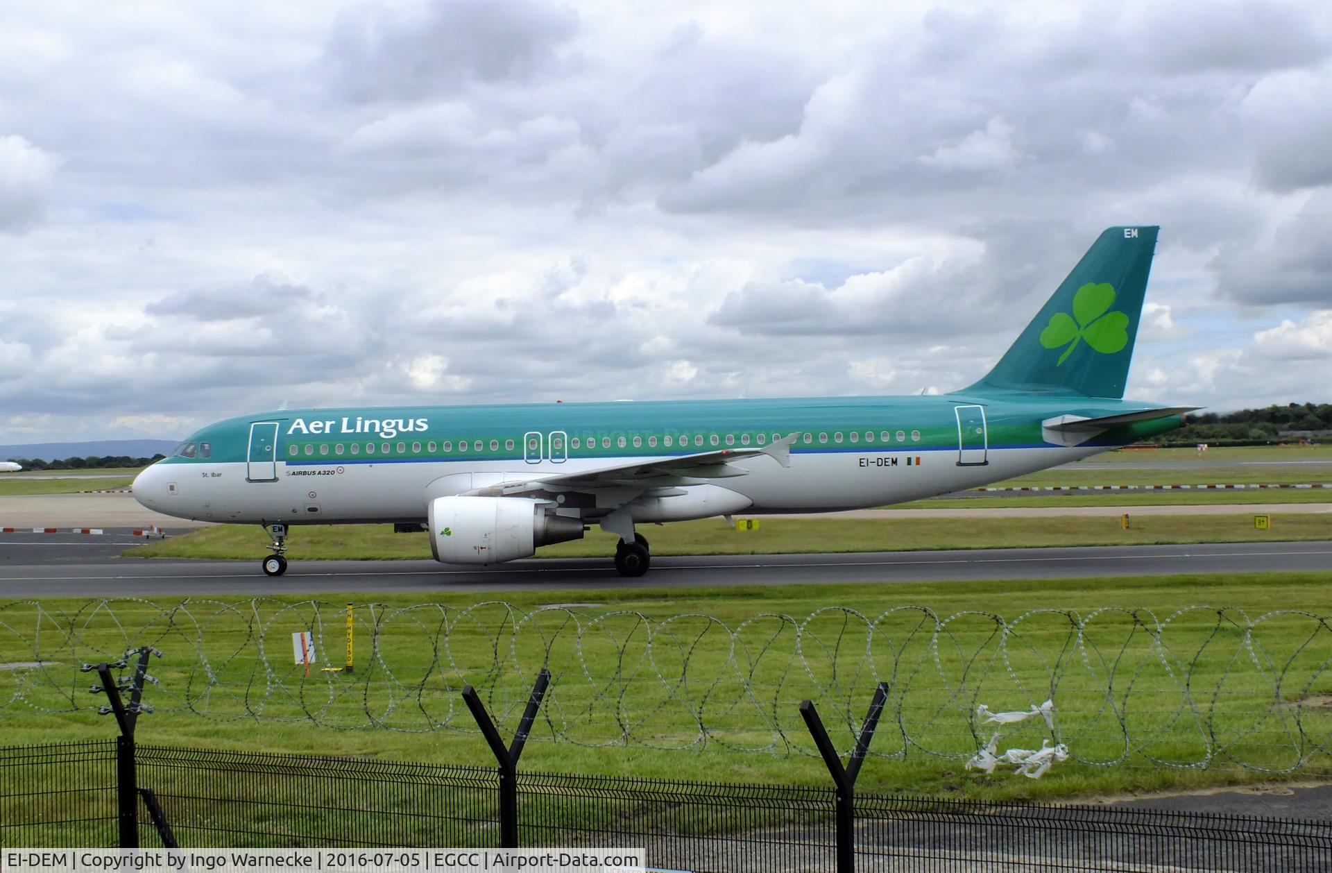 EI-DEM, 2005 Airbus A320-214 C/N 2411, Airbus A320-214 of Aer Lingus at Manchester airport