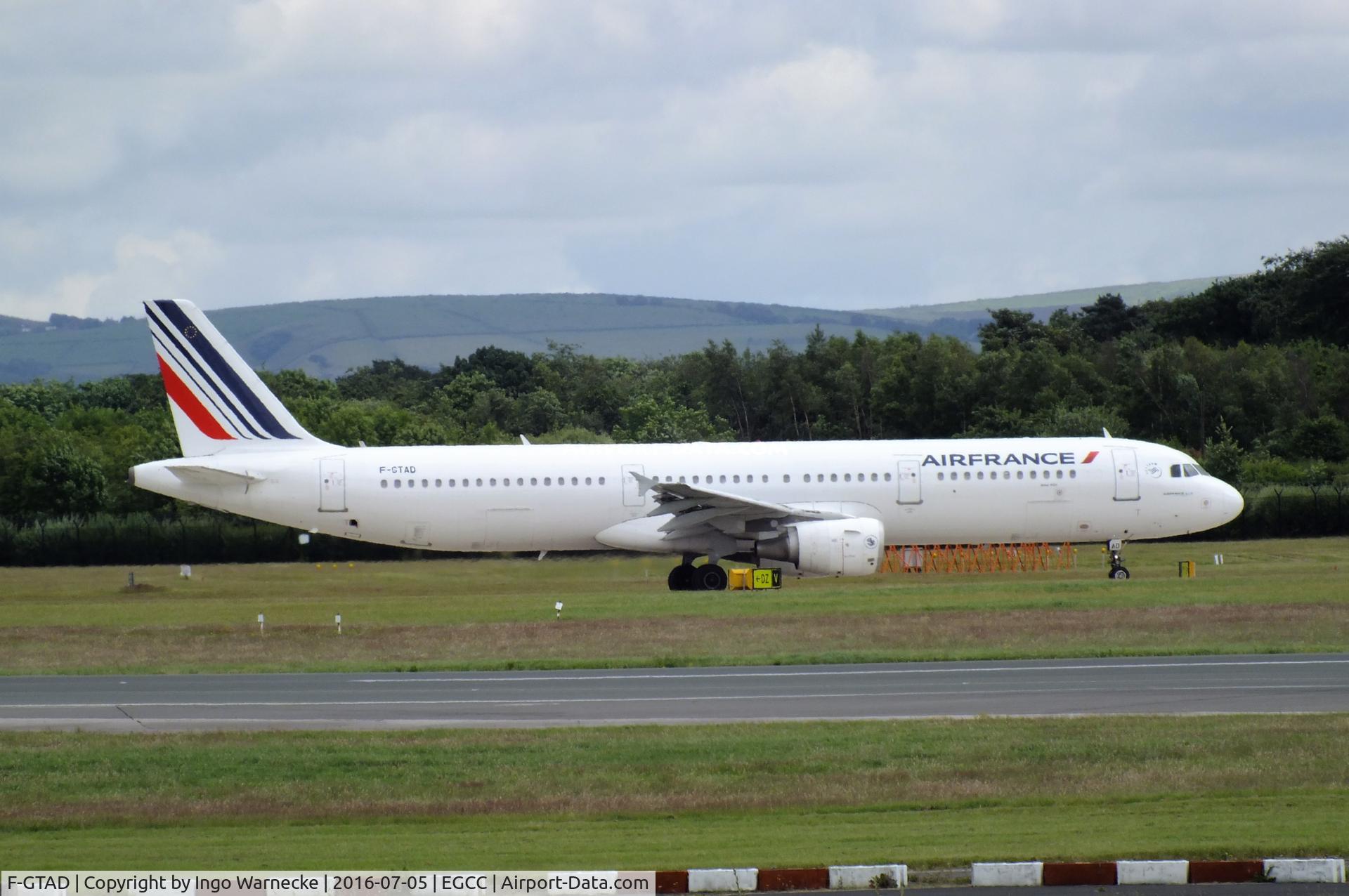 F-GTAD, 1998 Airbus A321-211 C/N 0777, Airbus A321-211 of Air France at Manchester airport