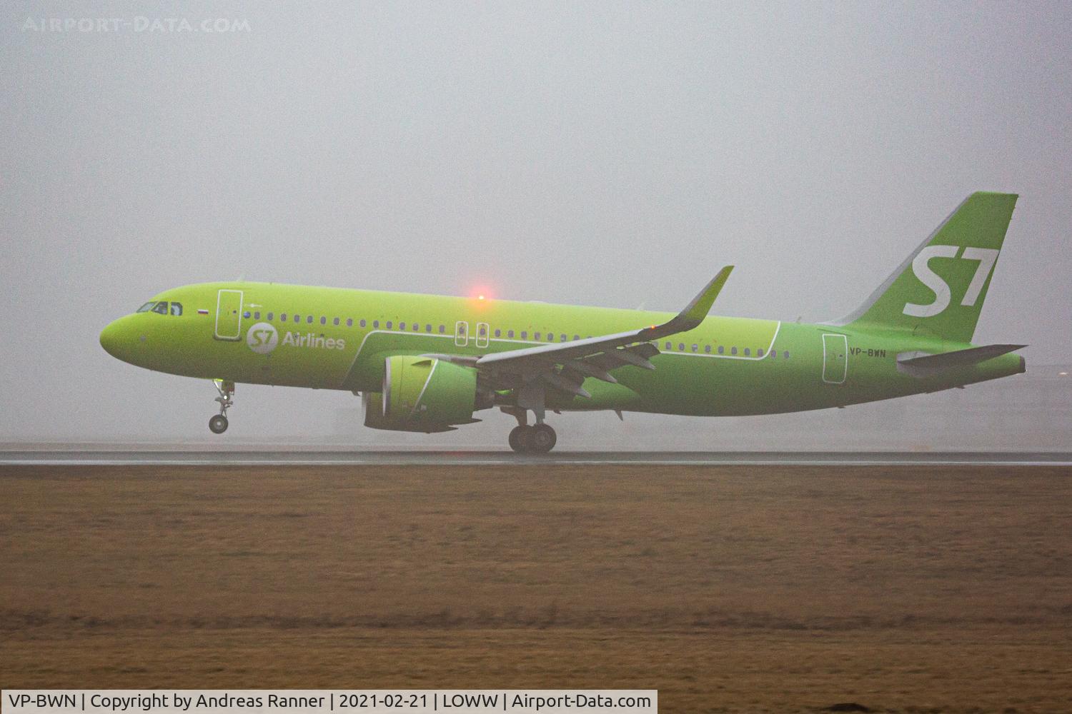 VP-BWN, 2019 Airbus A320-271N C/N 8935, S7 Airlines A320neo