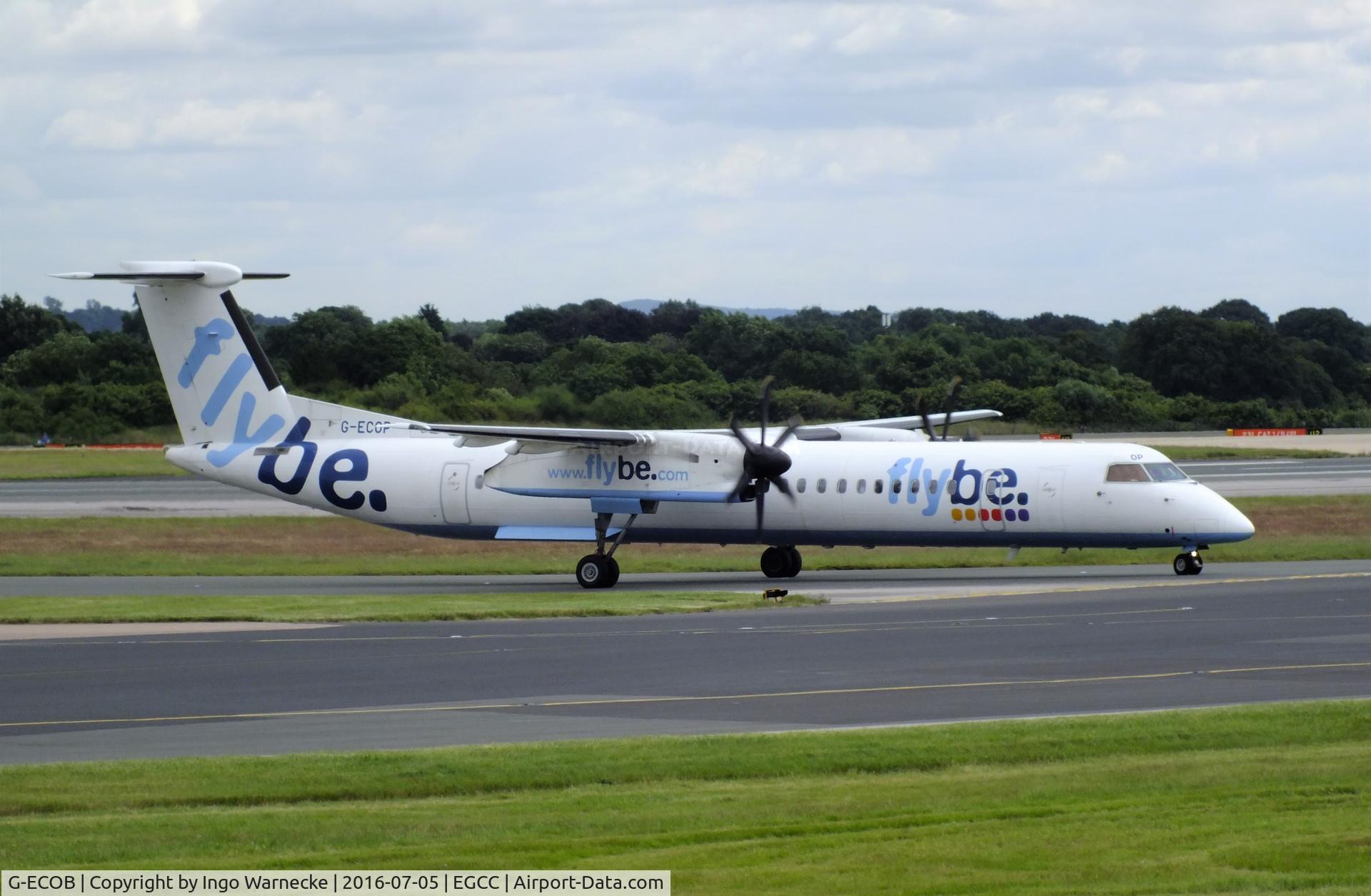 G-ECOB, 2007 De Havilland Canada DHC-8-402Q Dash 8 C/N 4185, De Havilland Canada DHC-8-402Q (Dash 8) of flybe at Manchester airport