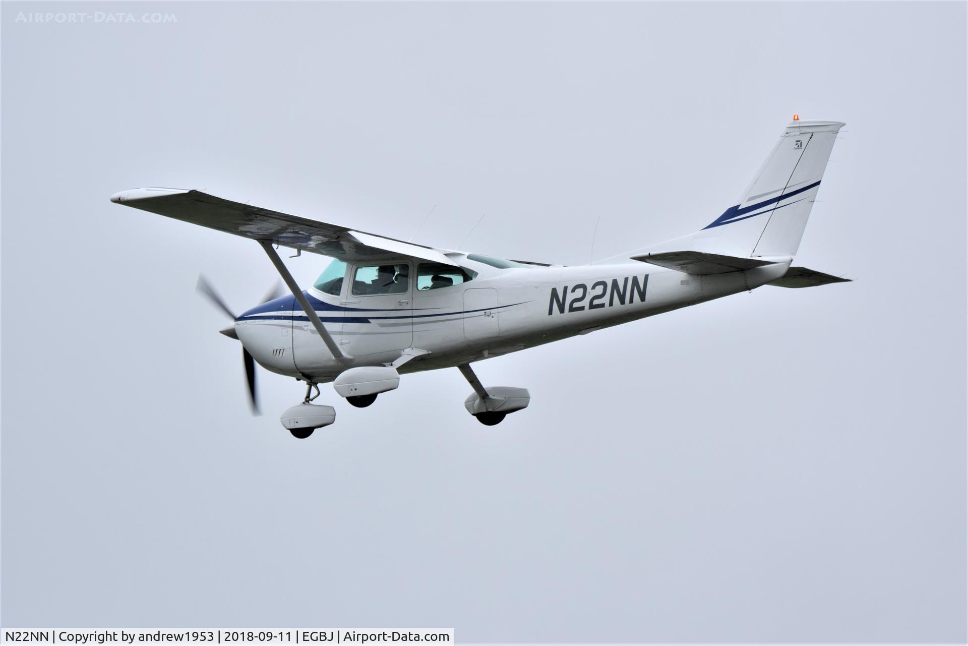 N22NN, 1975 Cessna 182P Skylane C/N 18263497, N22NN at Gloucestershire Airport.