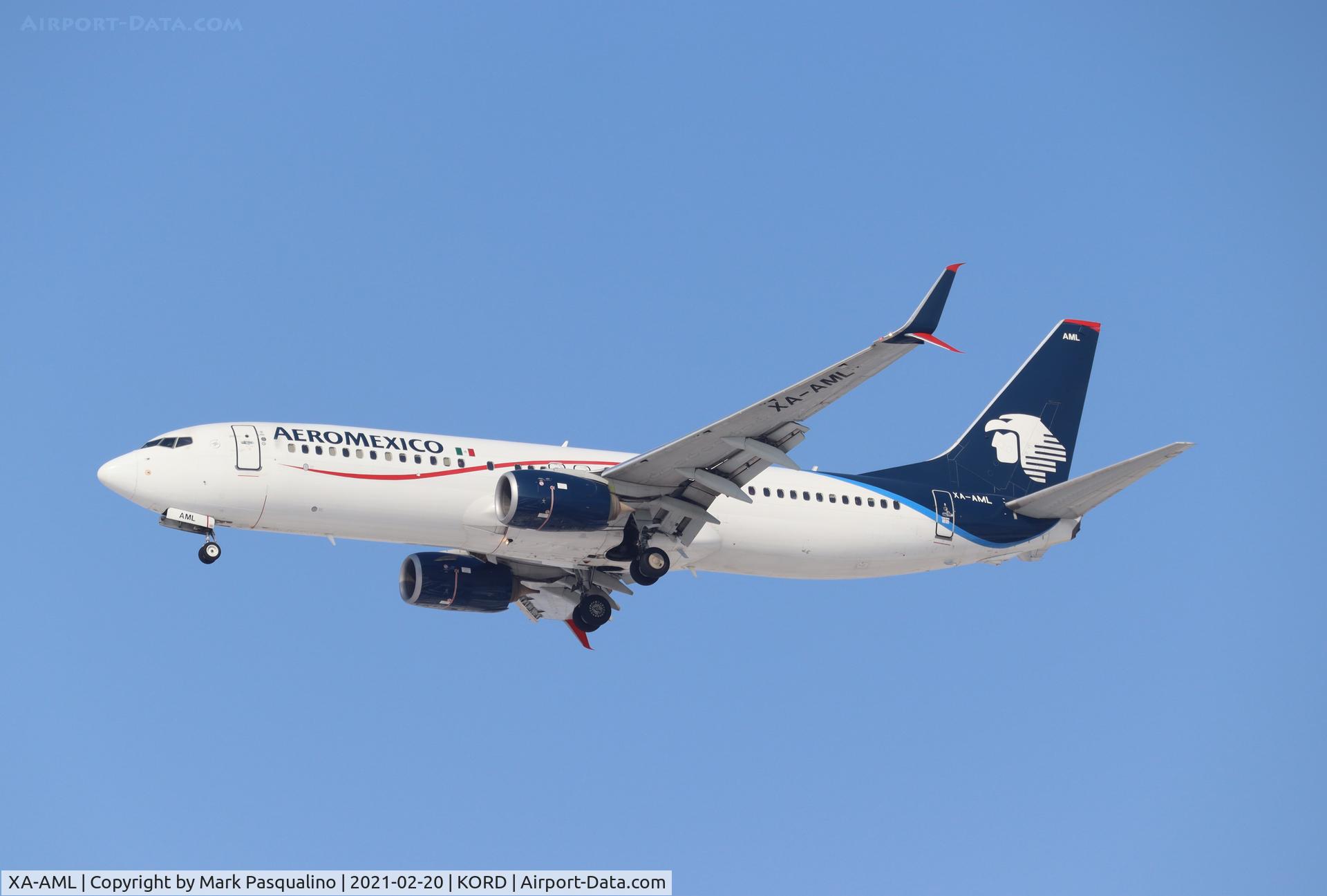 XA-AML, 2014 Boeing 737-852 C/N 36707, Boeing 737-852