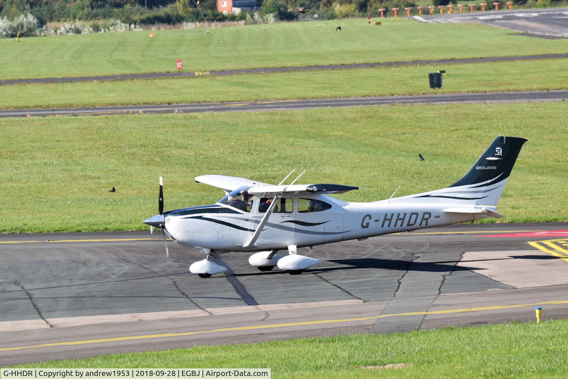 G-HHDR, 2008 Cessna 182T Skylane C/N 18282071, G-HHDR at Gloucestershire Airport.