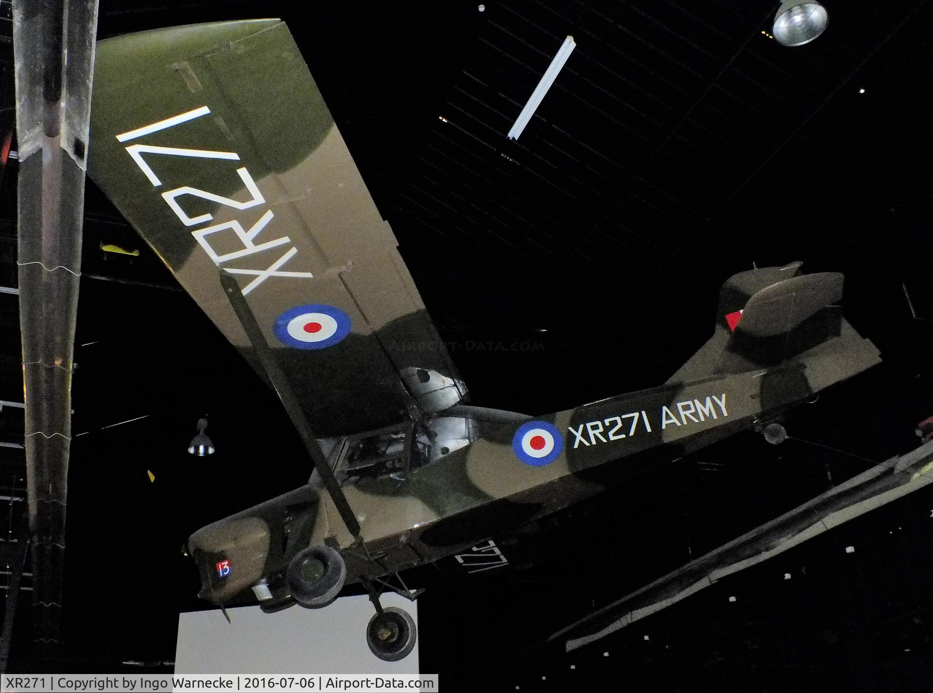 XR271, 1962 Auster AOP.9 C/N B5/10/188, Auster AOP9 at the Royal Artillery Museum, Woolwich