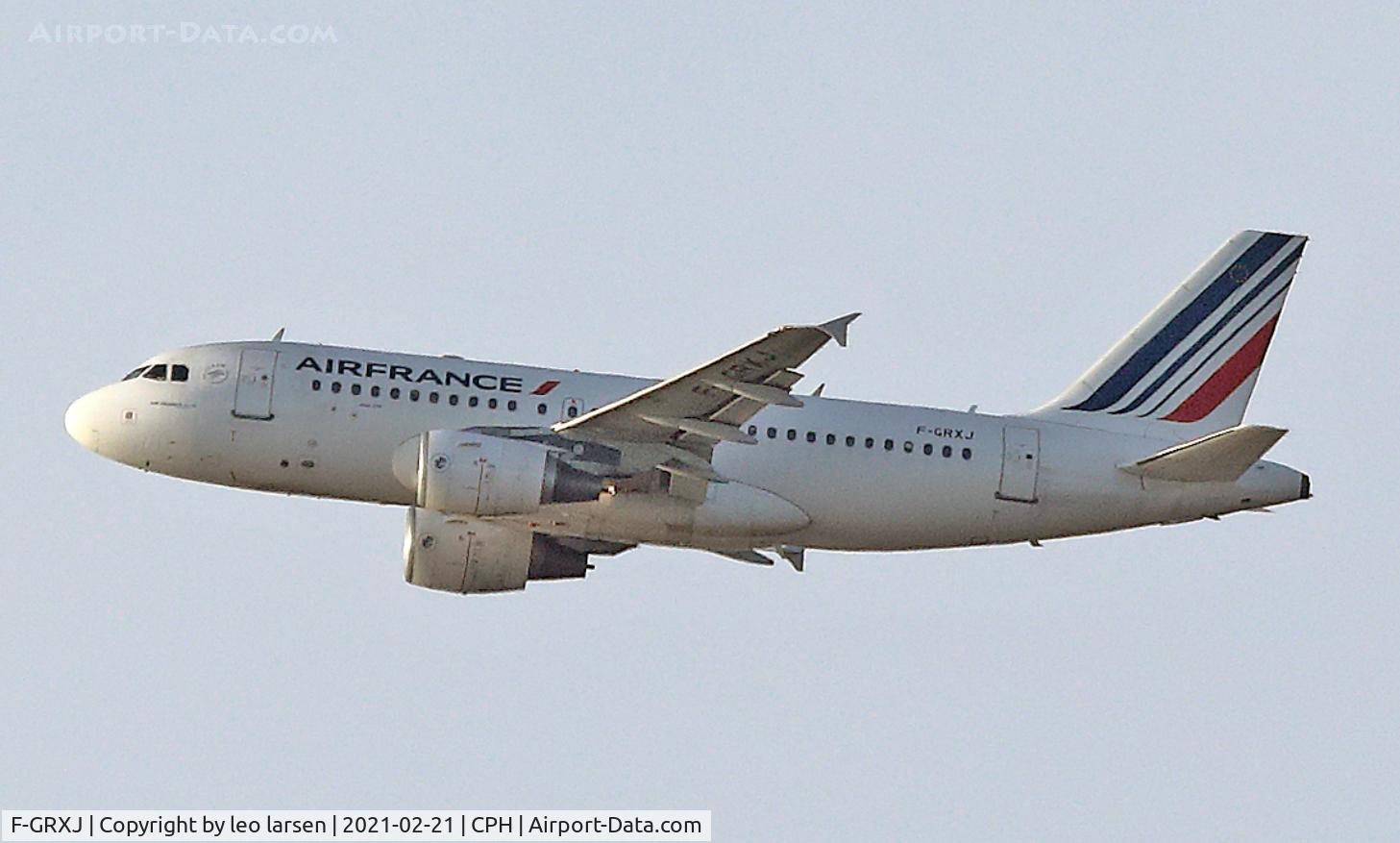 F-GRXJ, 2005 Airbus A319-115LR C/N 2456, Copenhagen 21.2.2021