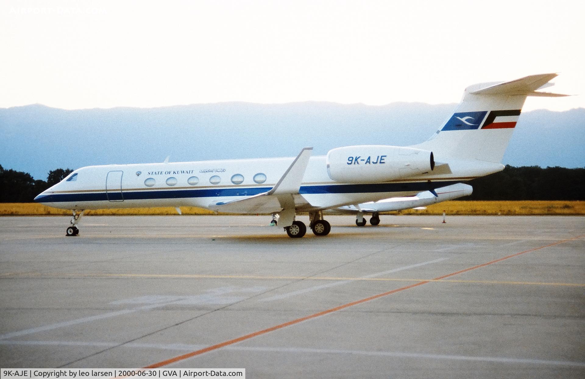 9K-AJE, 1999 Gulfstream Aerospace G-V Gulfstream V C/N 569, Geneva 30.6.2000