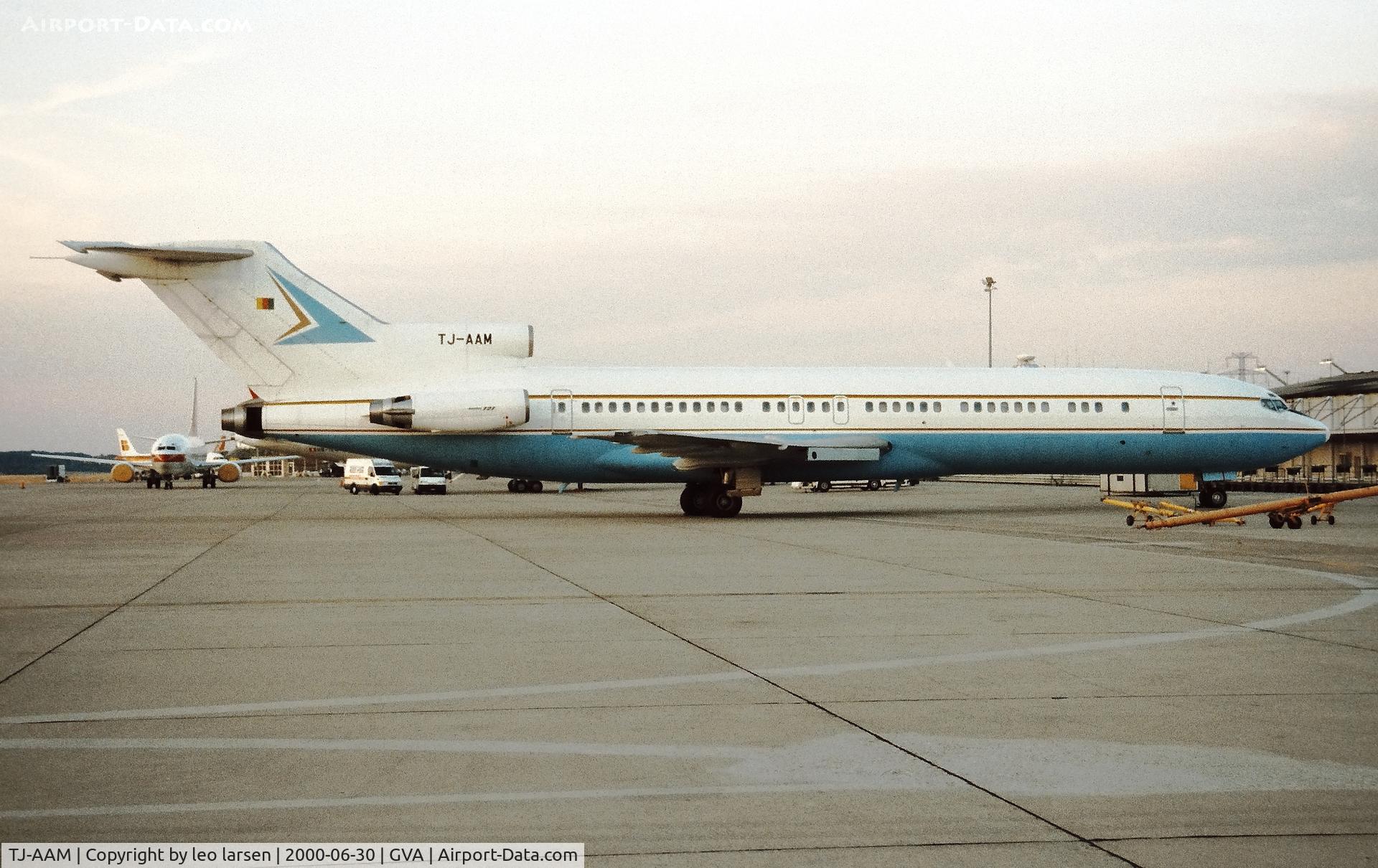 TJ-AAM, 1978 Boeing 727-2R1 C/N 21636, Geneva 30.6.2000