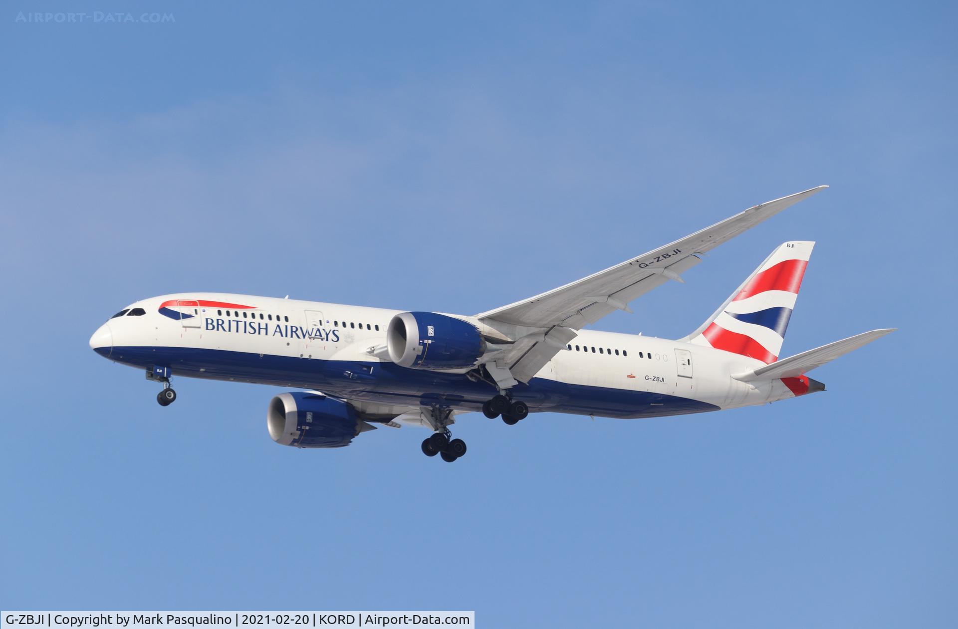 G-ZBJI, 2017 Boeing 787-8 Dreamliner C/N 60626, Boeing 787-8