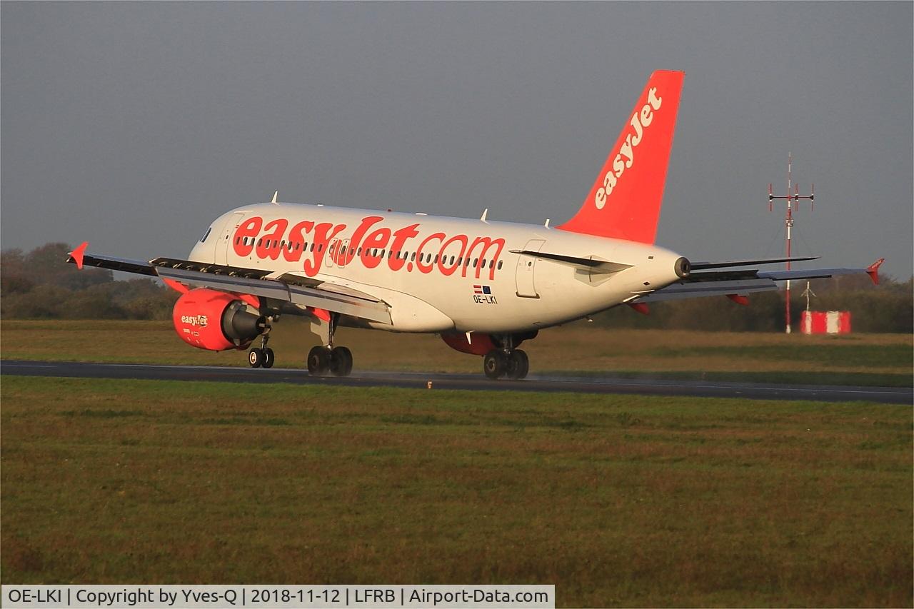 OE-LKI, 2006 Airbus A319-111 C/N 2829, Airbus A319-111, Landing rwy 25L, Brest-Bretagne airport (LFRB-BES)