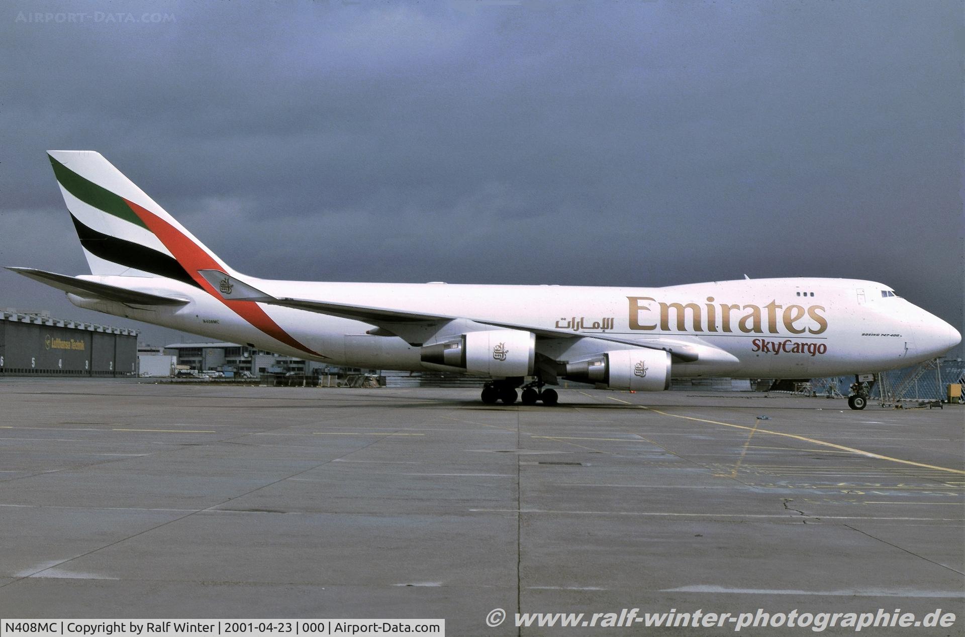 N408MC, 1998 Boeing 747-47UF C/N 29261, Boeing 747-47UF - EK UAE Emirates - 29261 - N408MC - 23.04.2001