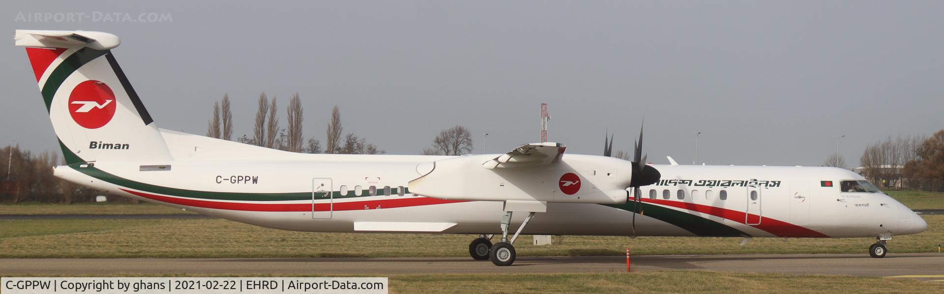 C-GPPW, 2020 De Havilland Canada DHC-8-402 Dash 8 Dash 8 C/N 4625, On its route to Bangladesh. To become S2-AKE