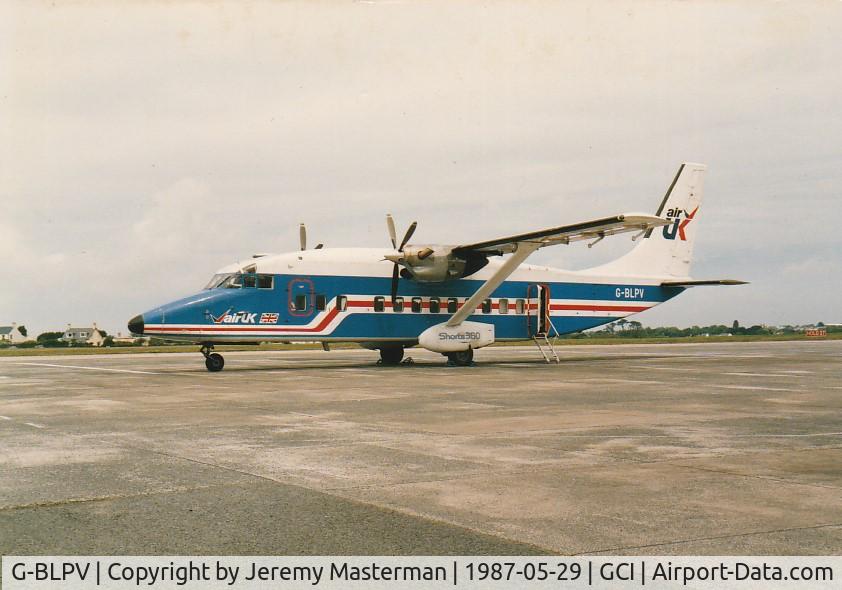 G-BLPV, 1984 Short 360-200 C/N SH.3657, Air UK Shorts 360 at Guernsey