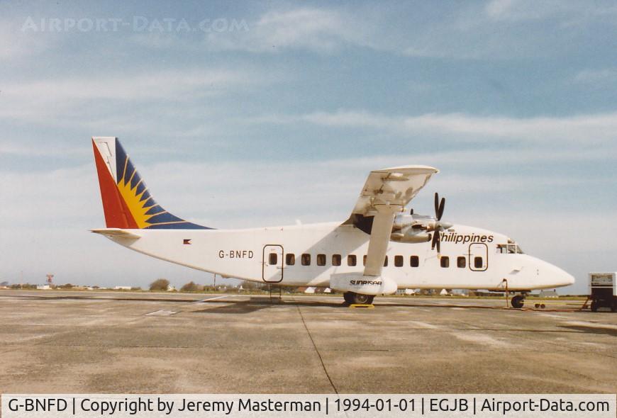 G-BNFD, 1987 Short 360-100 C/N SH.3720, Philippine Airlines colours/titles