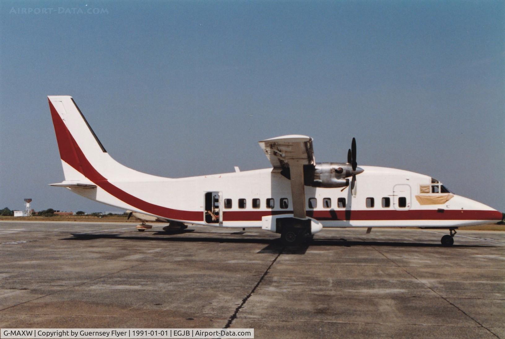 G-MAXW, 1984 Short 360-100 C/N SH.3660, G-MAXW Euroworld AIrways, reg & titles have yet to be applied.
