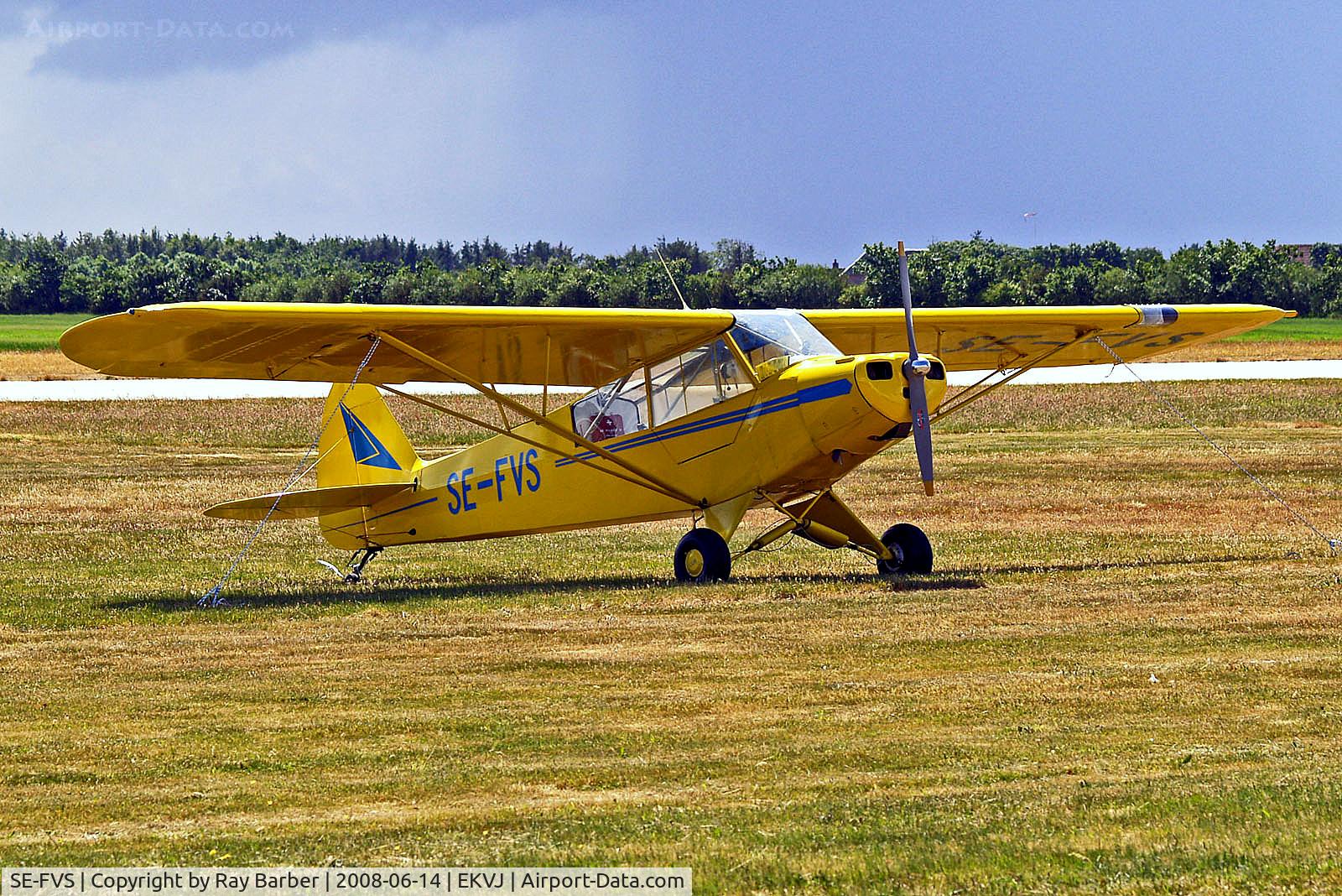 SE-FVS, 1954 Piper PA-18-95 Super Cub C/N 18-3209, SE-FVS   Piper PA-18-95 Super Cub [18-3209] Stauning~OY 14/06/2008